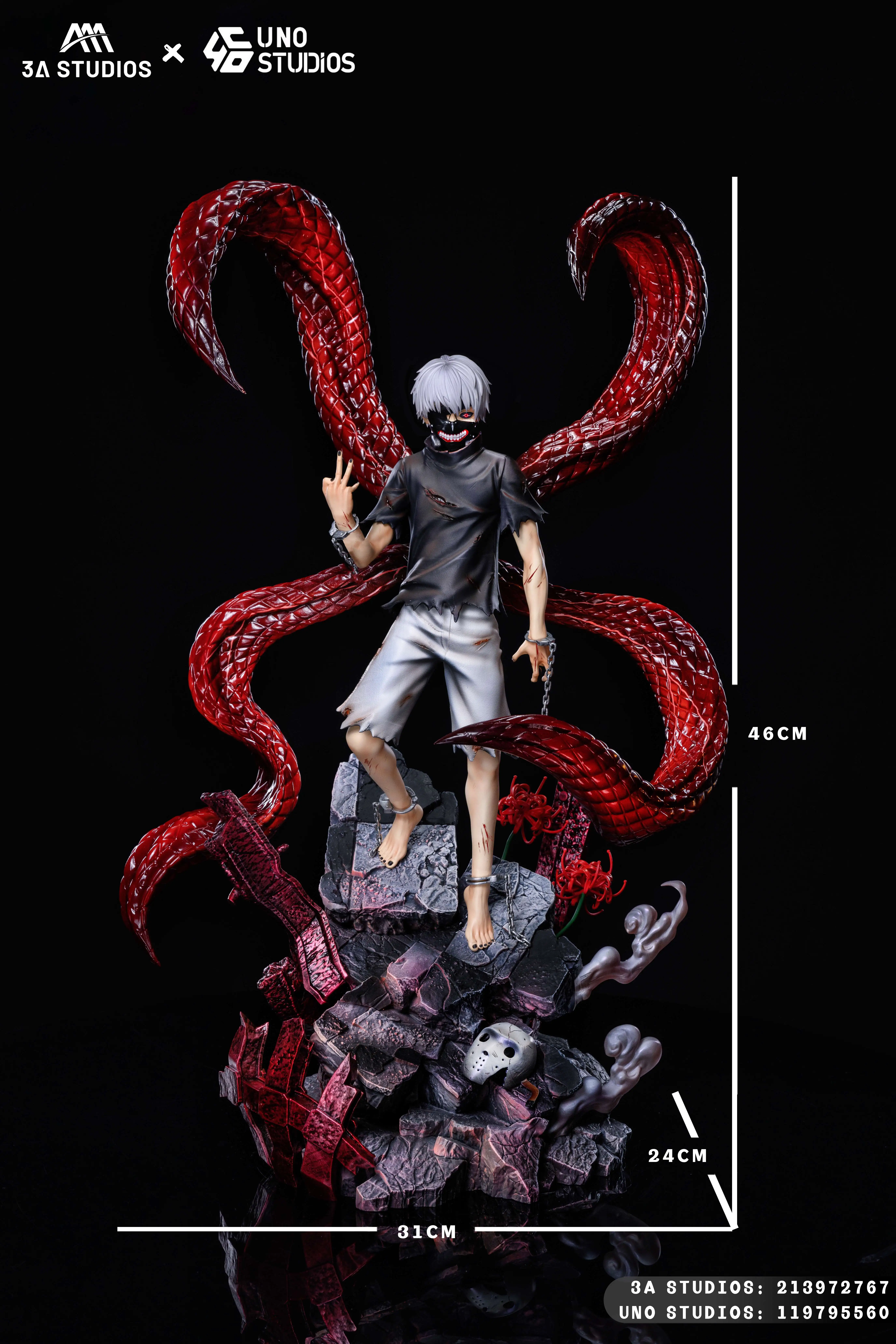 【Sold out】1/6 Scale Kaneki Ken-3A STUDIOS X UNO STUDIOS