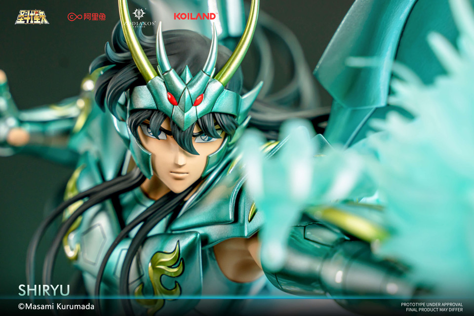 【Pre-sale】1/6 Scale God cloth Shiryu Licensed with LED-Saint Seiya-Zodiakos Studio