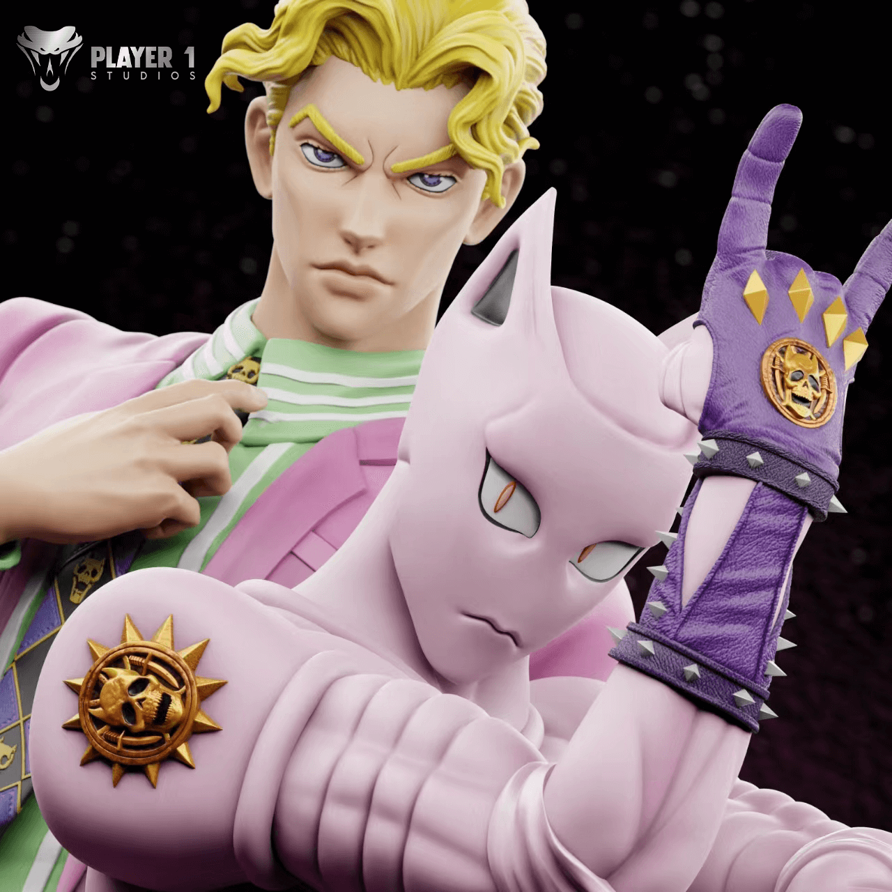【Sold out】1/6 & 1/4 Scale Yoshikage Kira & Killer Queen-JoJo's Bizarre Adventure-Player 1 Studio