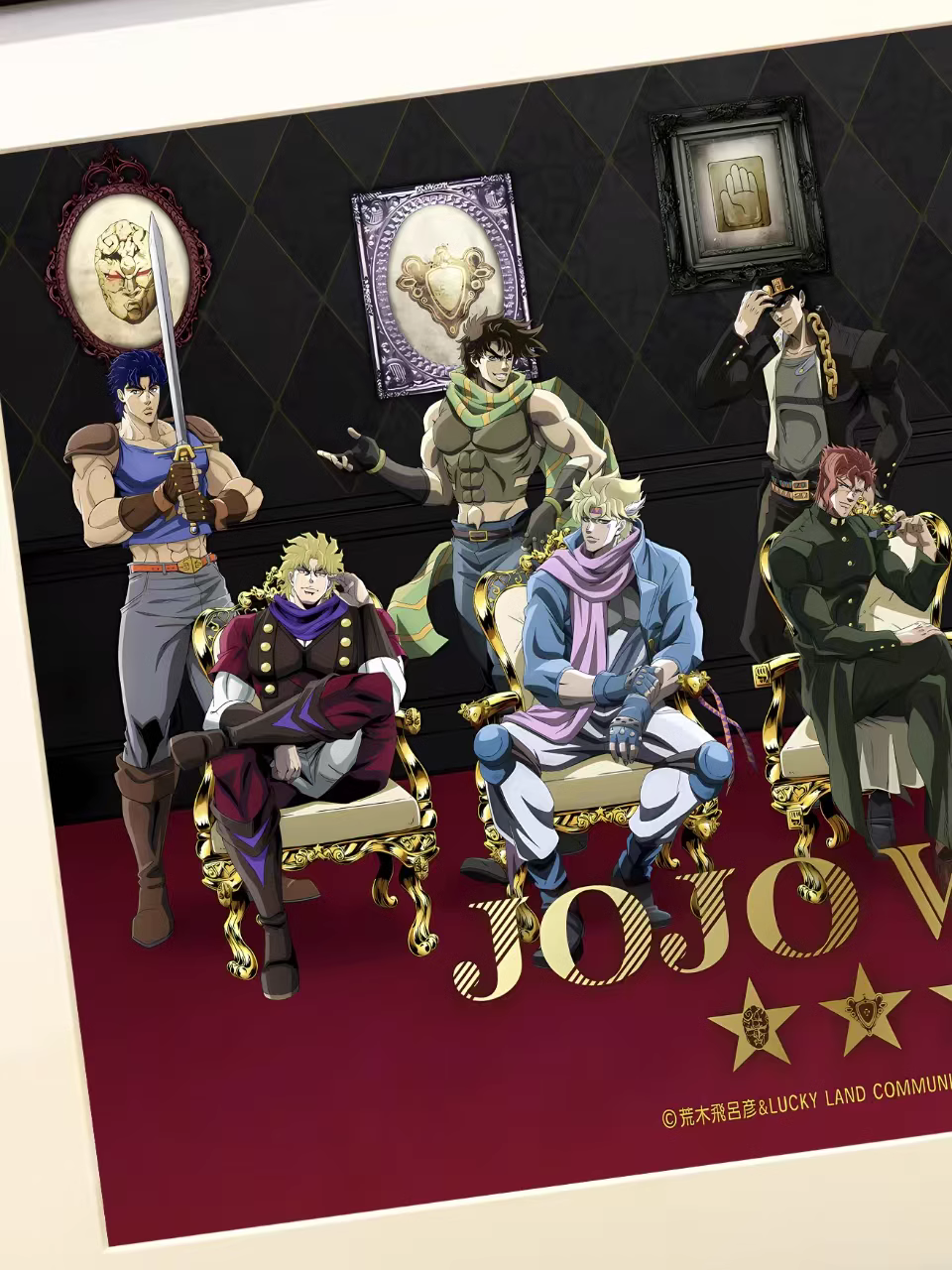 【Pre-sale】Decorative Painting of Kujō Jōtarō, Dio & Higashikata Josuke-JoJo's Bizarre Adventure-XingKong Studio