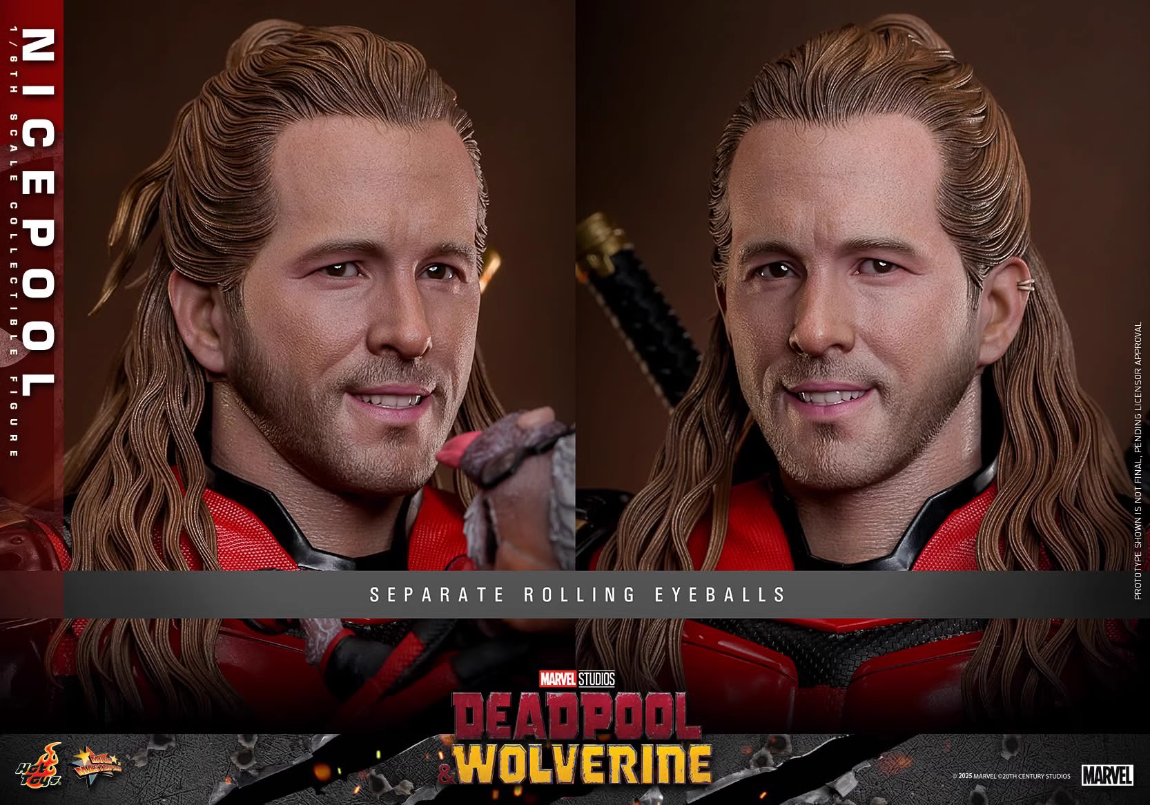 【Pre-sale】1/6 Scale Ryan Reynolds-Deadpool & Wolverine-Hot Toys Studio