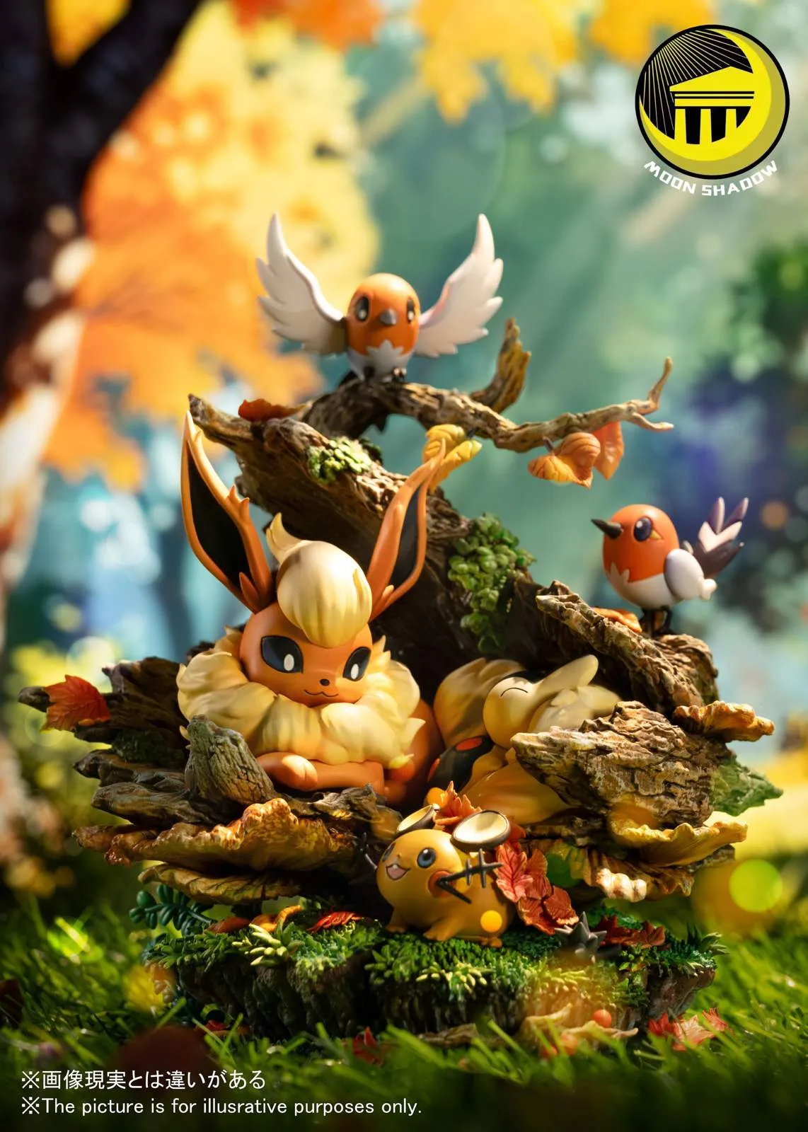 【Pre-sale】Natural Series Flareon & Cyndaquil & Dedenne & Fletchling-Pokemon-Moon Shadow Studios