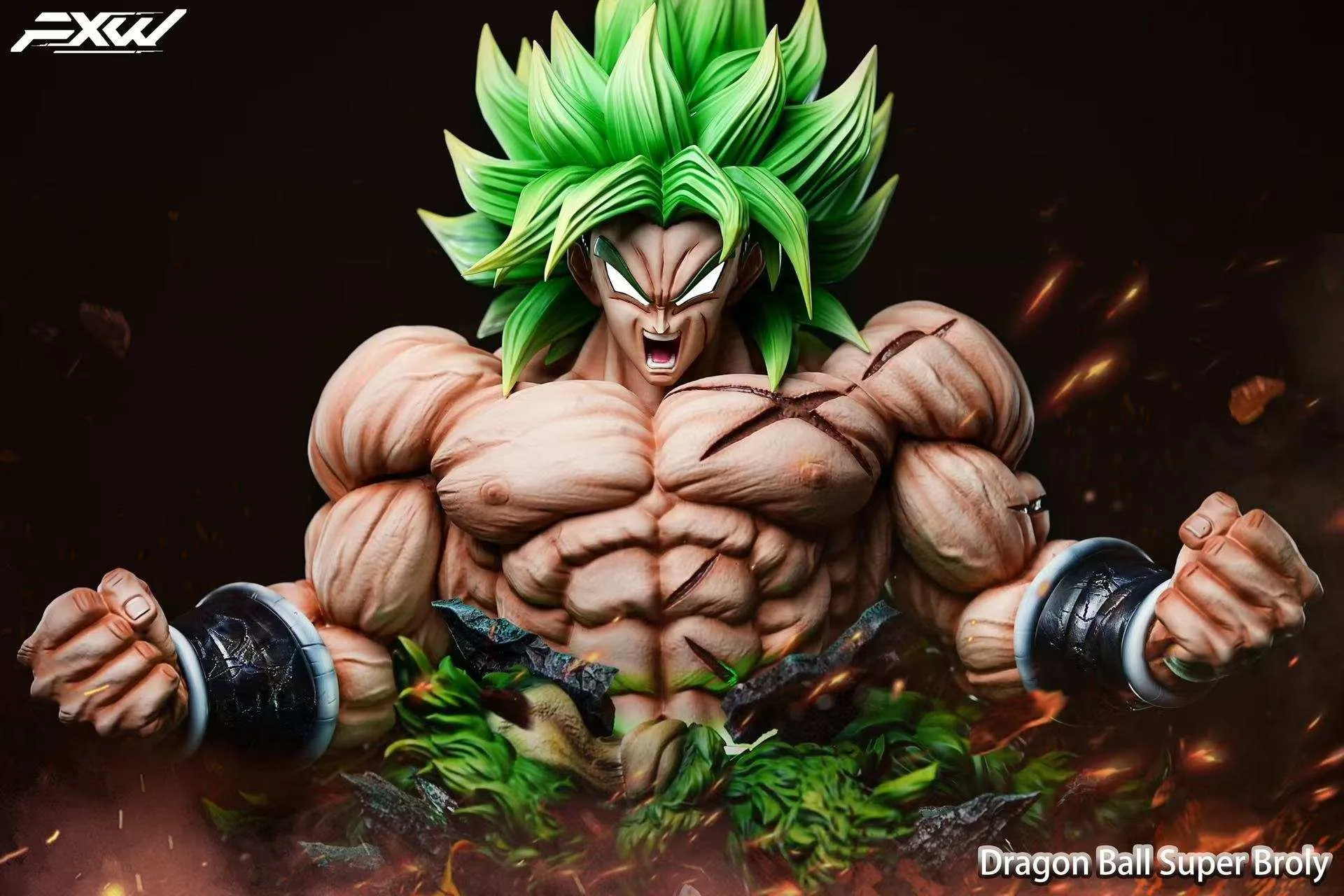 【Pre-sale】1/4 & 1/1 Scale Legendary Super Saiyan Broly with LED-FXW Studio