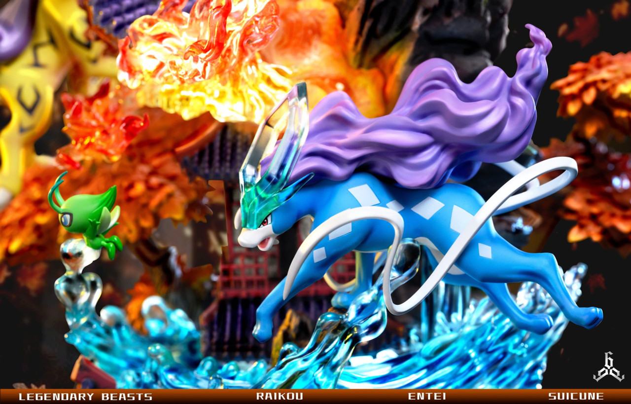 【Sold out】Pokemon Entei & Raikou & Suicune with LED-Pokemon-666 Studio