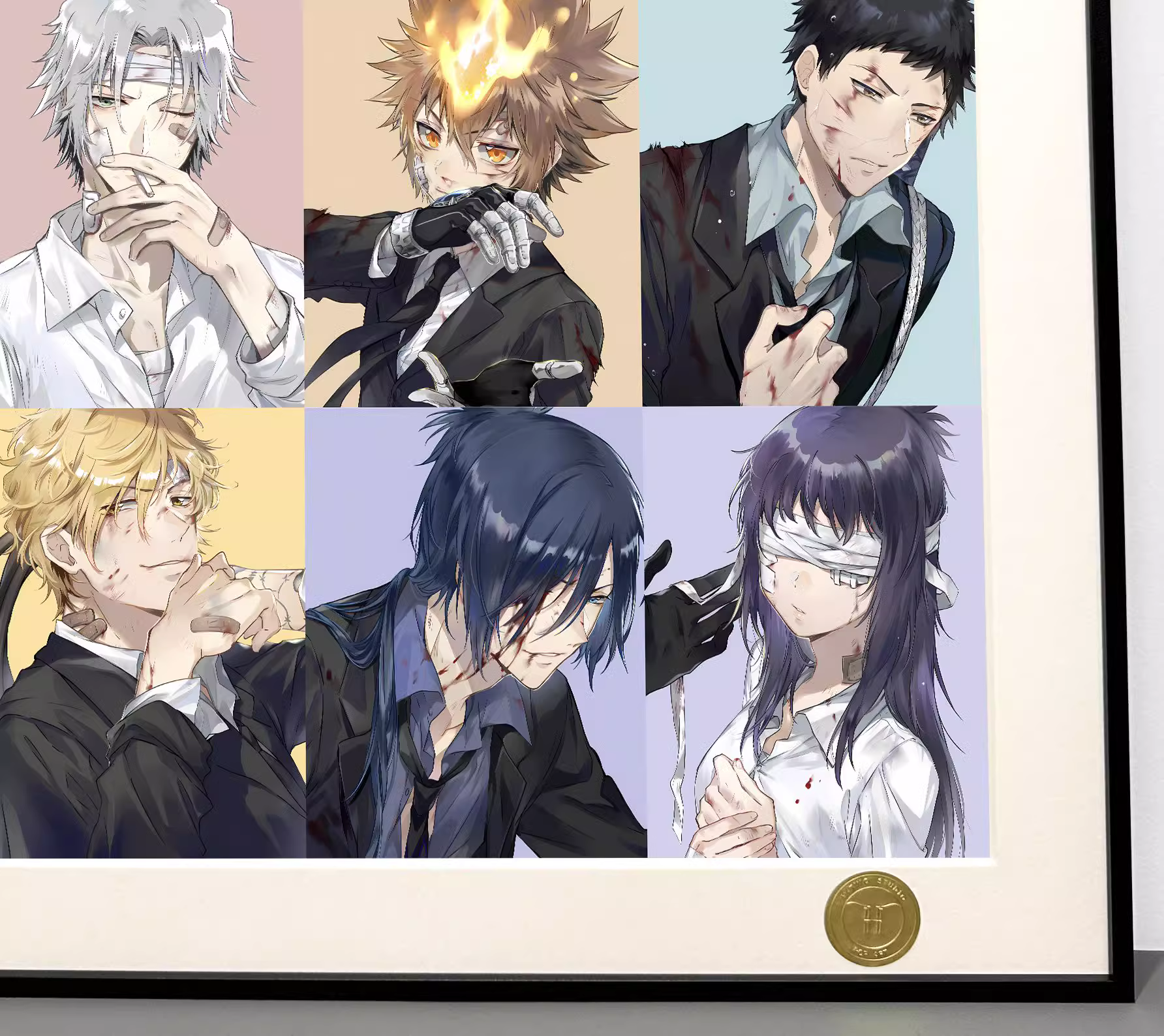 【Pre-sale】Decorative Painting of Injured Nine Characters-HITMAN REBORN!-H2 Studio