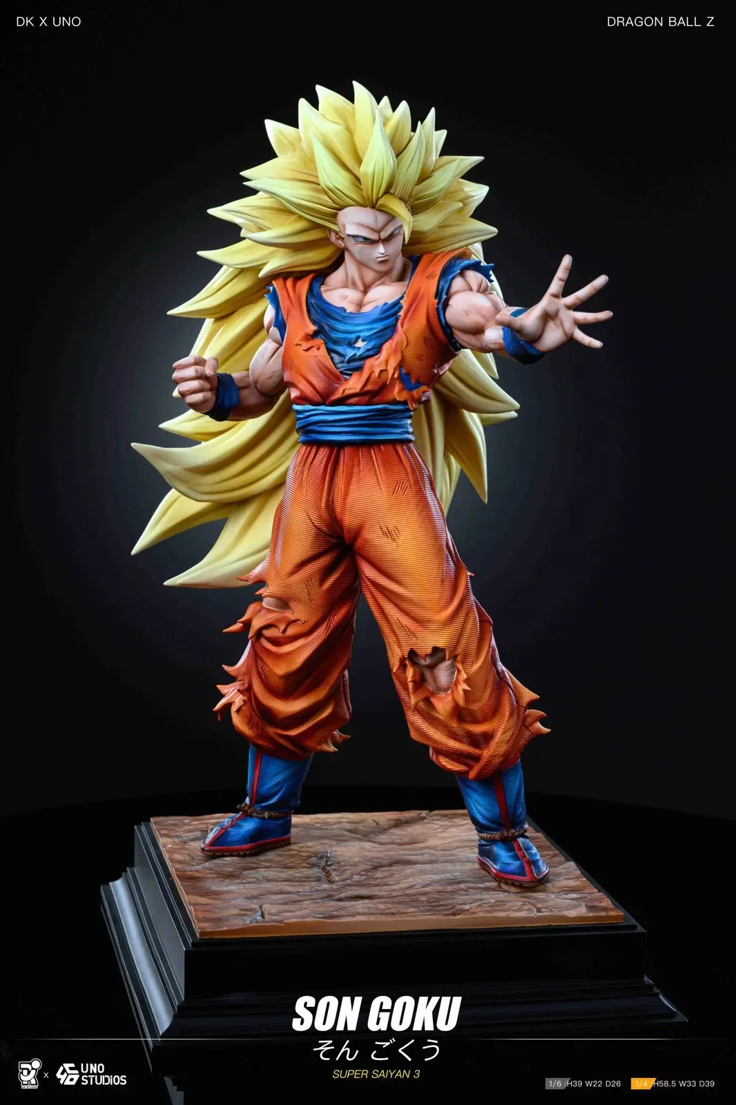 【Pre-sale】1/6 & 1/4 Scale Super Saiyan 3 Son Goku-DK Studio
