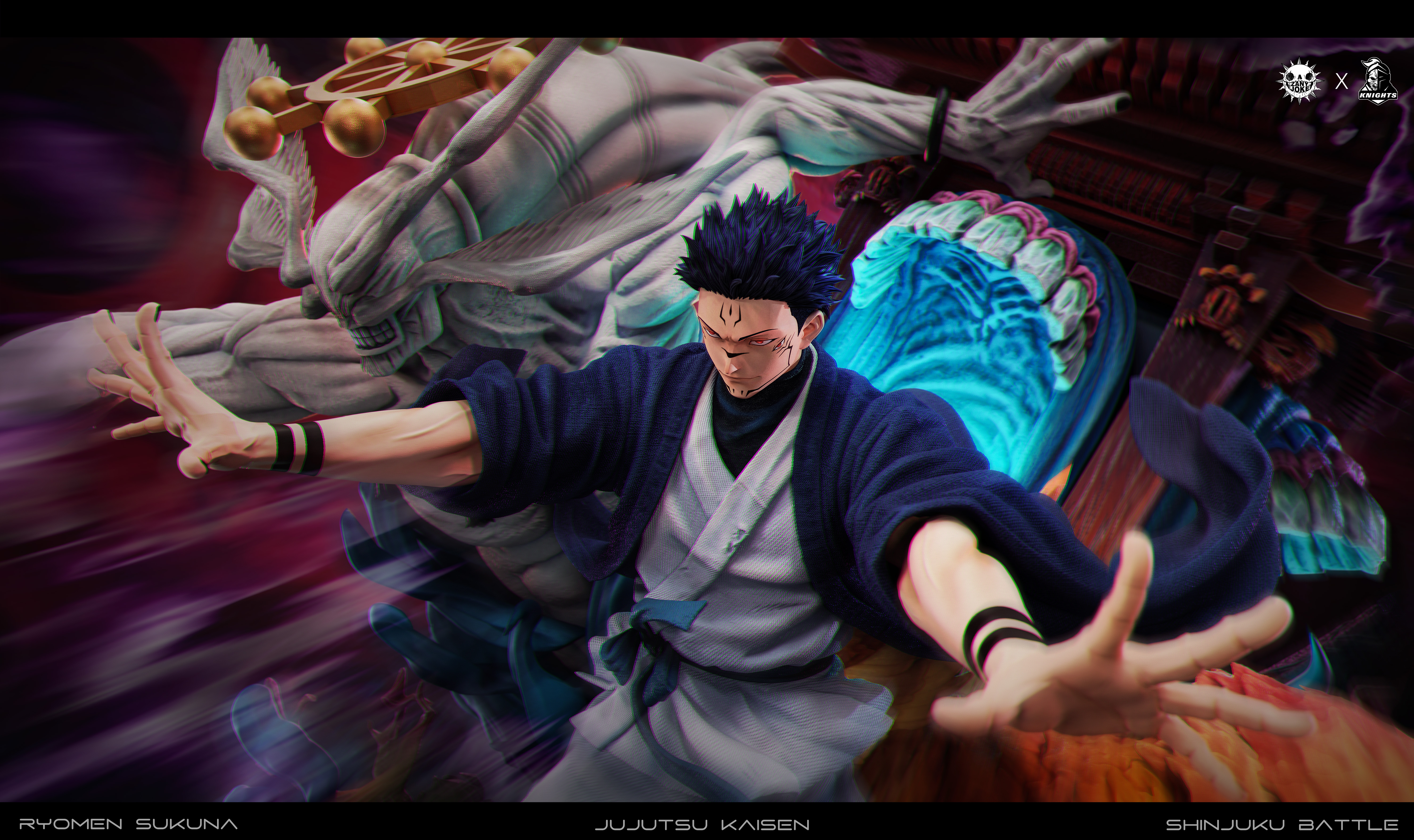 【Pre-sale】1/6 Scale Final Battle Series 02 Ryomen Sukuna-ZanyJoke Studio