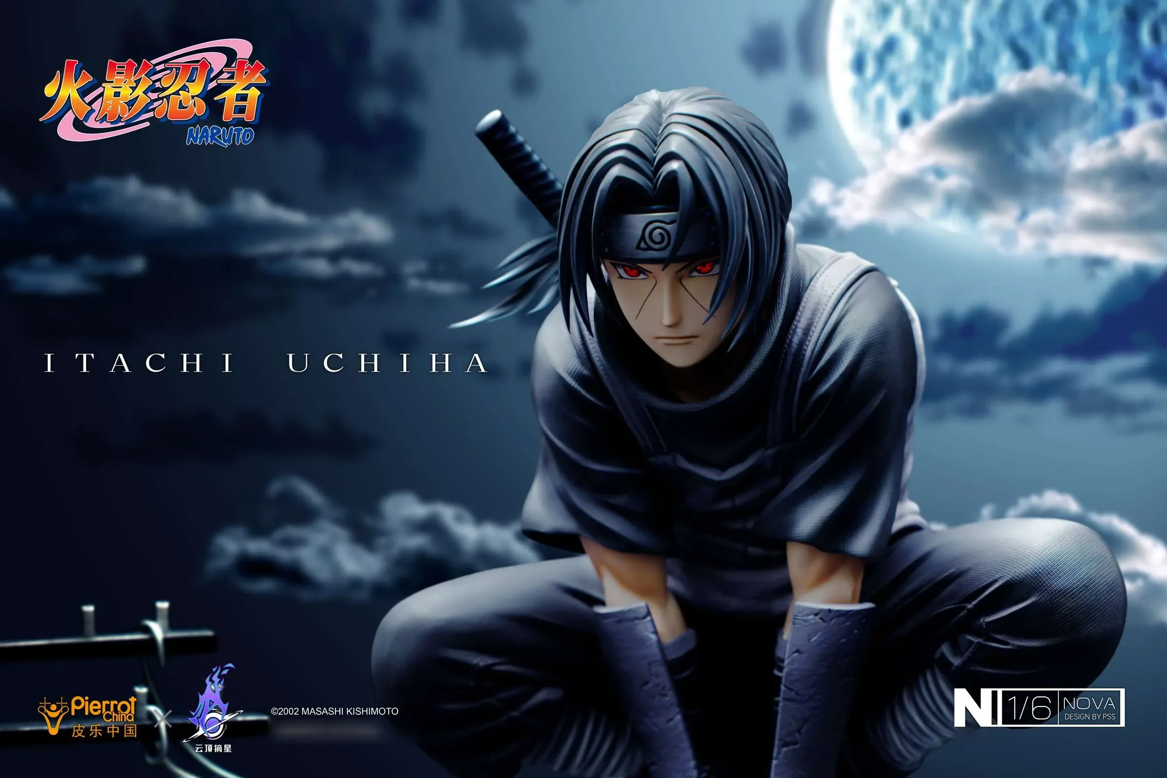 【Sold out】1/6 Scale Nova Series Licensed Anbu Itachi Uchiha with LED-Pickstar Studio
