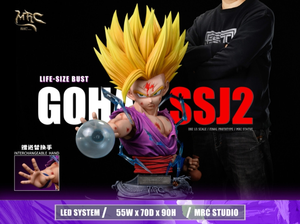 【Pre-sale】1/1 Scale SSJ2 Gohan with LED-MRC Studio