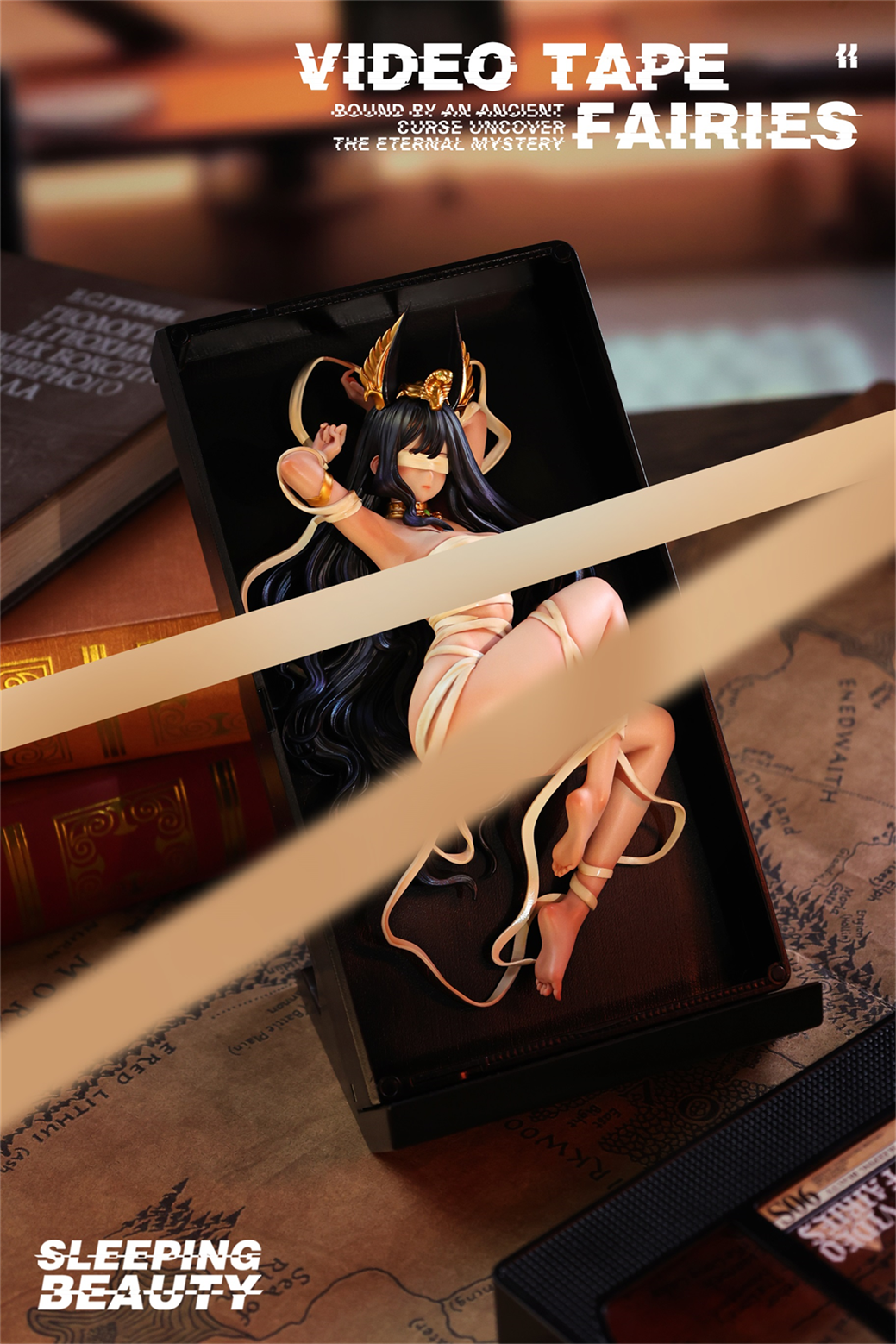 【Sold out】Sleeping Beauty Video Tape Fairies Memory Reel & Golden Deity-Original Design-WeArtDoing Studio