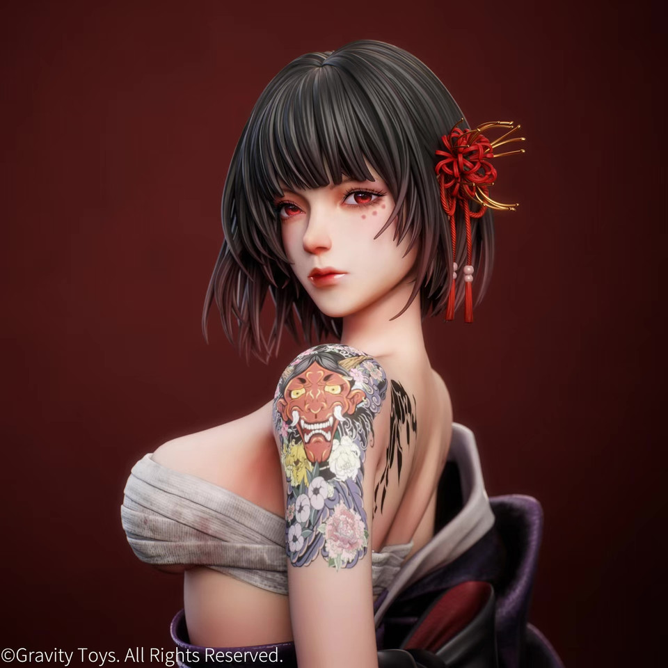 【Pre-sale】1/4 Scale Oiran Higanbana-Other series-Gravity Toys Studio