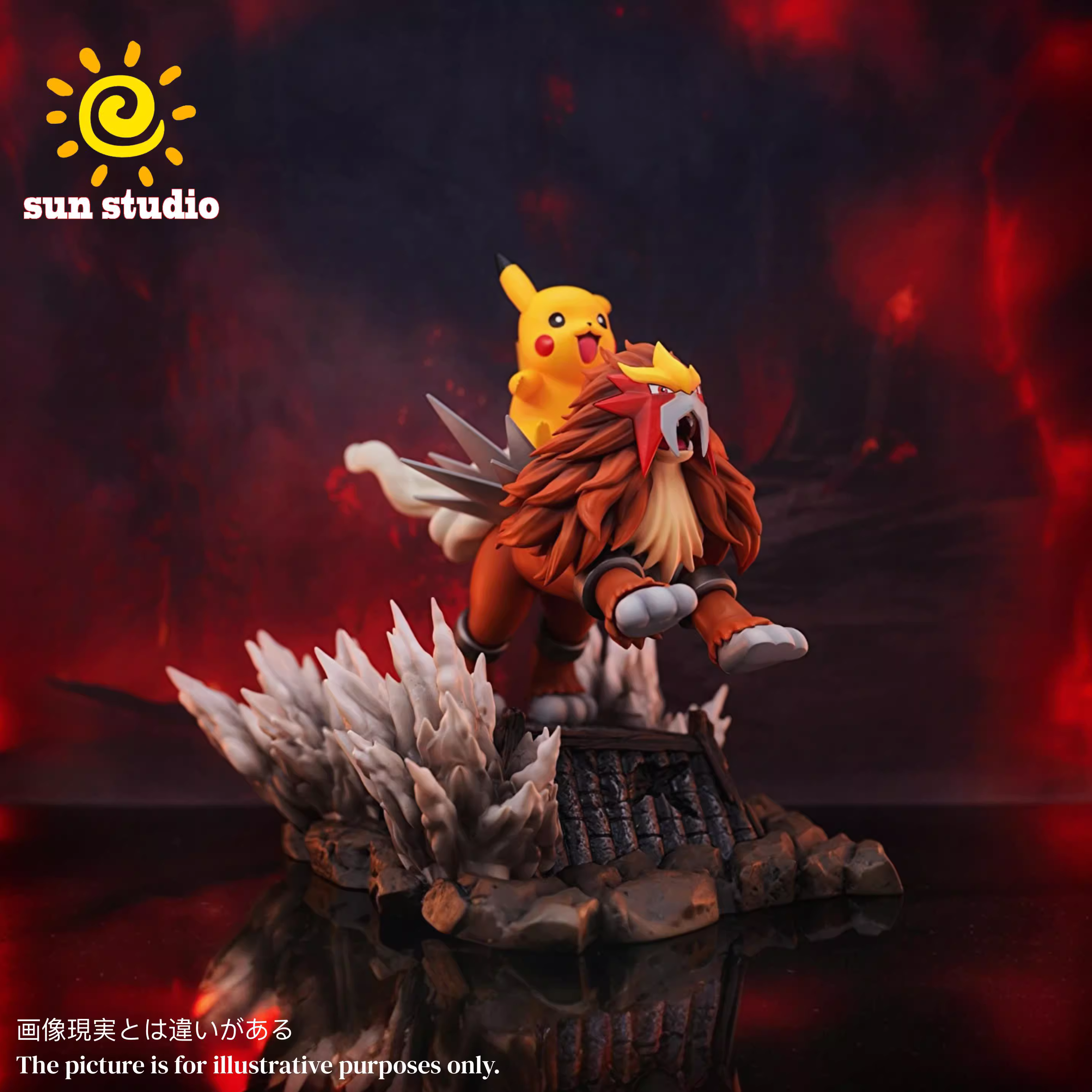 【Pre-sale】Pikachu with Entei-Pokemon-SUN studio