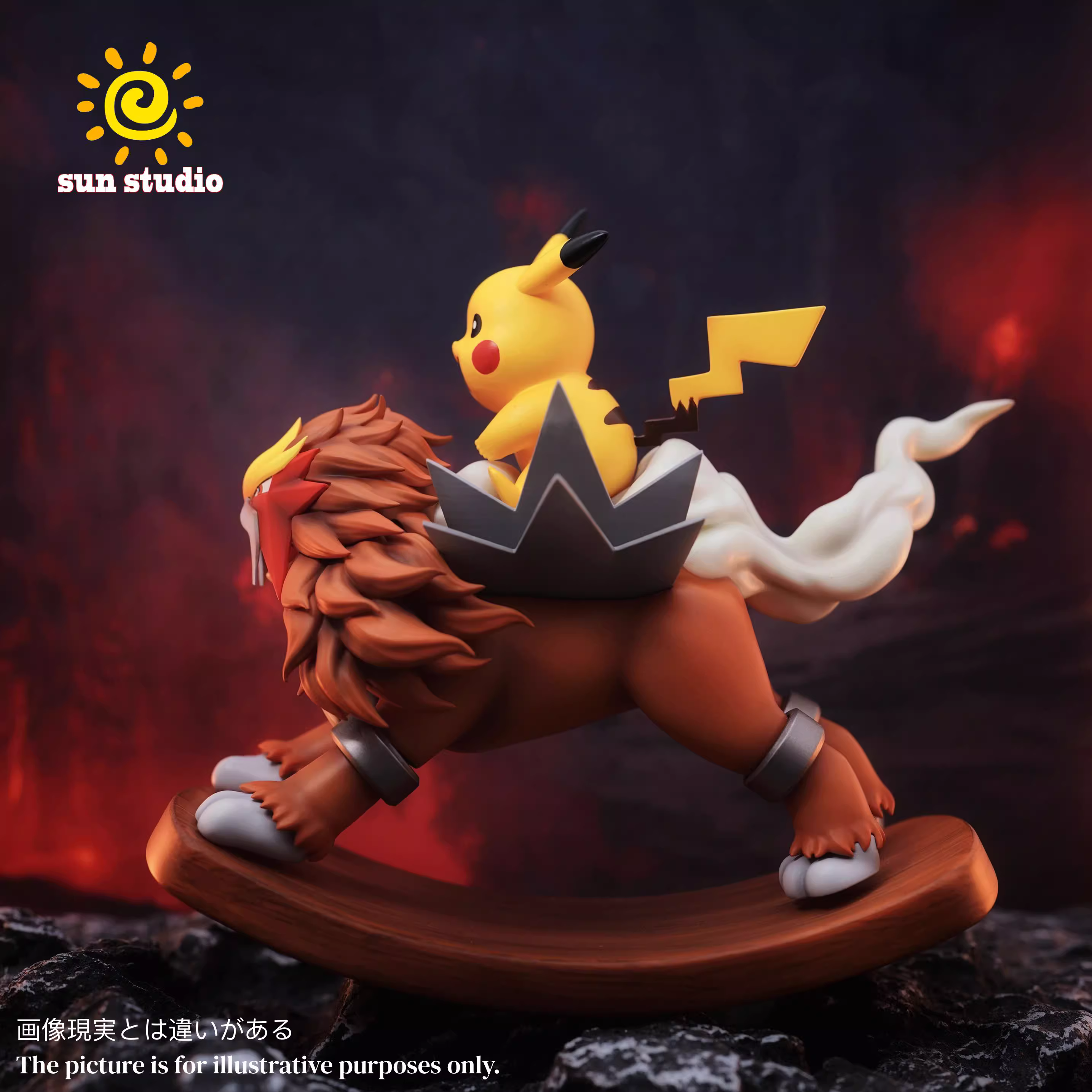 【Pre-sale】Pikachu with Entei-Pokemon-SUN studio