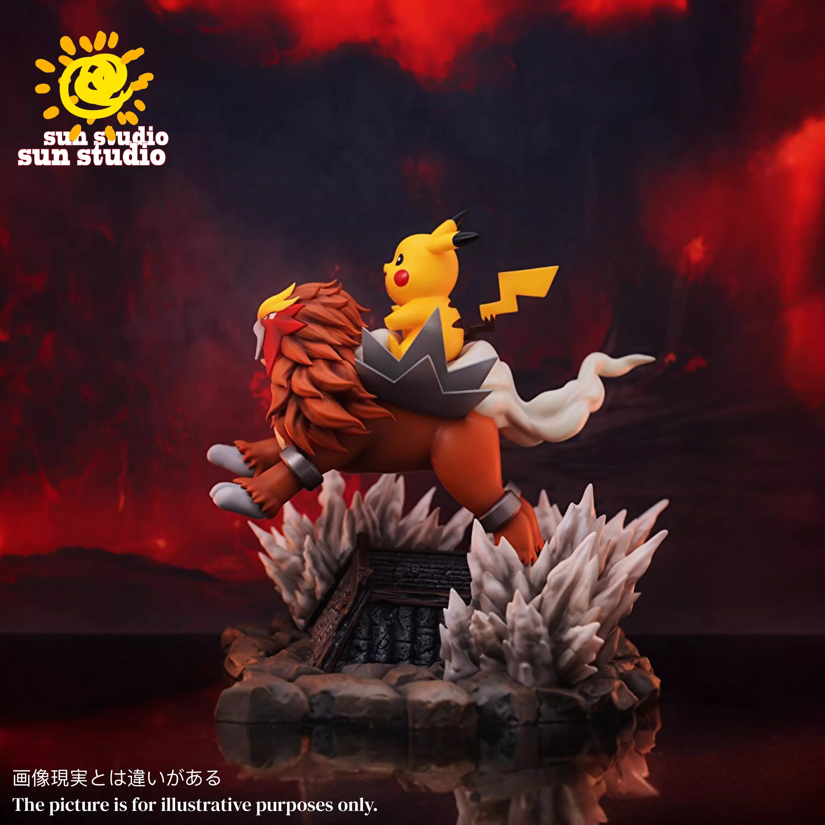 【Pre-sale】Pikachu with Entei-Pokemon-SUN studio