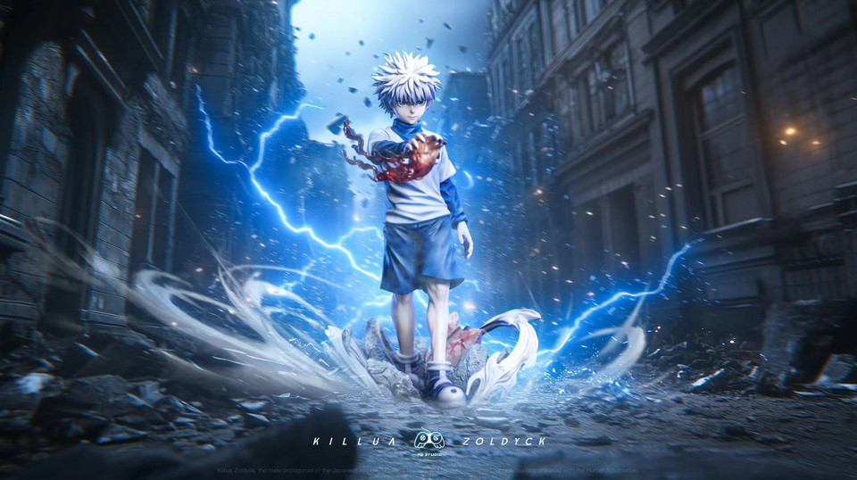 【Pre-sale】1/6 Scale Killua Zoldyck with Heart-HUNTER X HUNTER-PG Studio