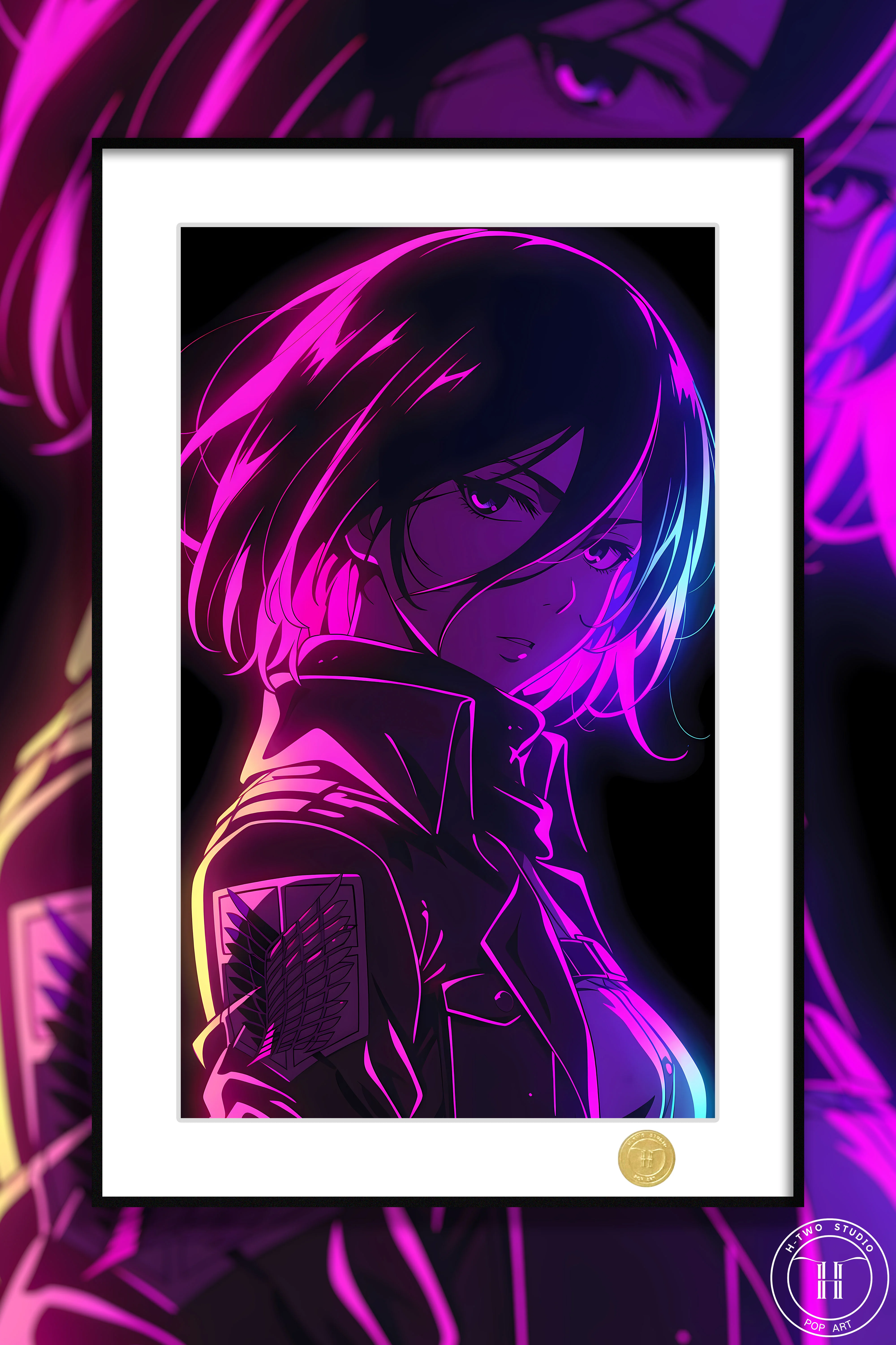 【Pre-sale】Decorative Painting of Mikasa-Attack on Titan-H2 Studio