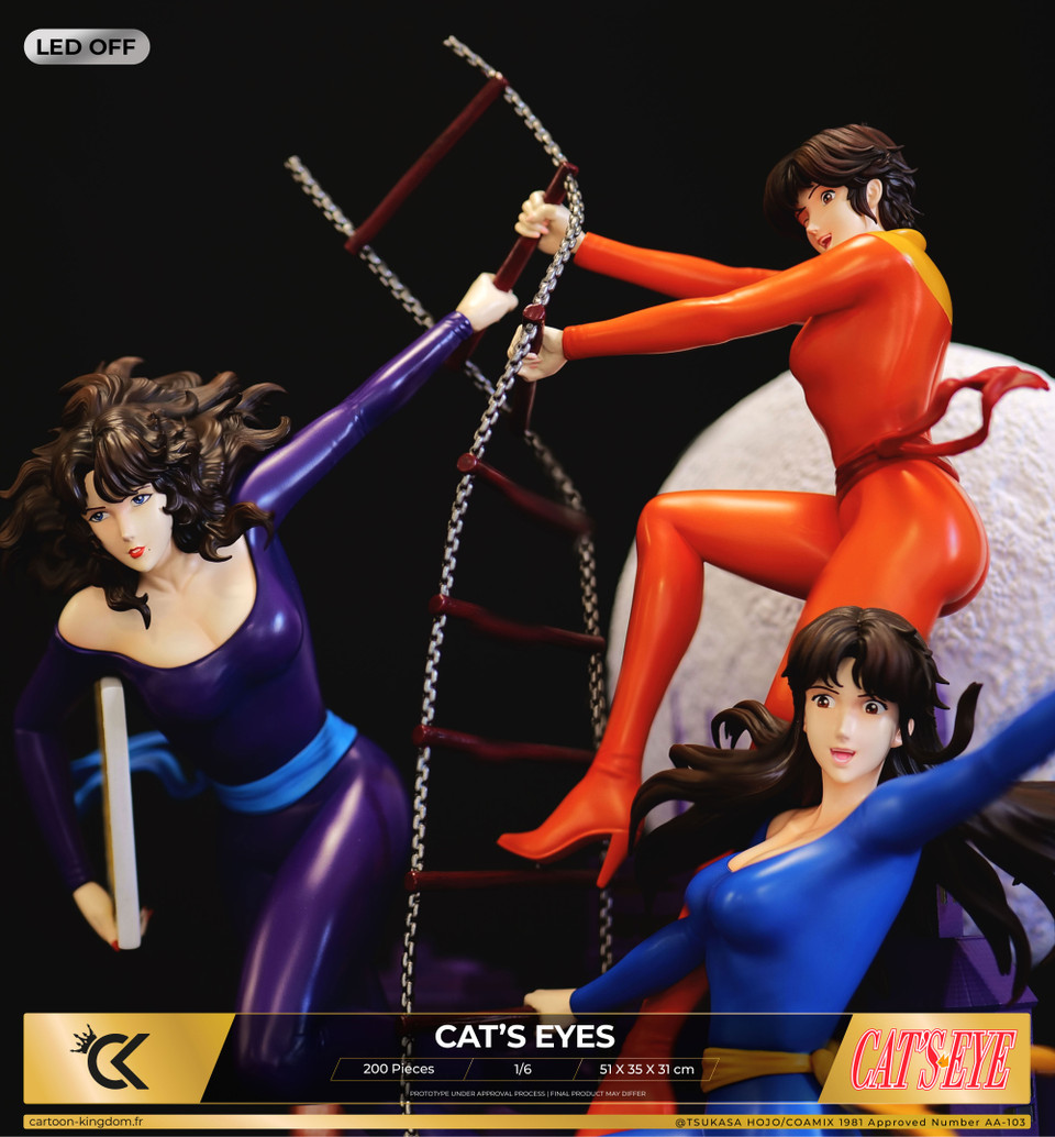 【Pre-sale】1/6 Scale Cat's eyes Kisugi Rui & Kisugi Hitomi & Kisugi Ai-Cat's Eye-Cartoon Kingdom Studio