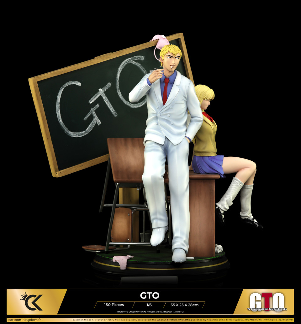 【Pre-sale】1/6 Scale GTO Eikichi Onizuka & Kanzaki Urumi-Other series-Cartoon Kingdom Studio
