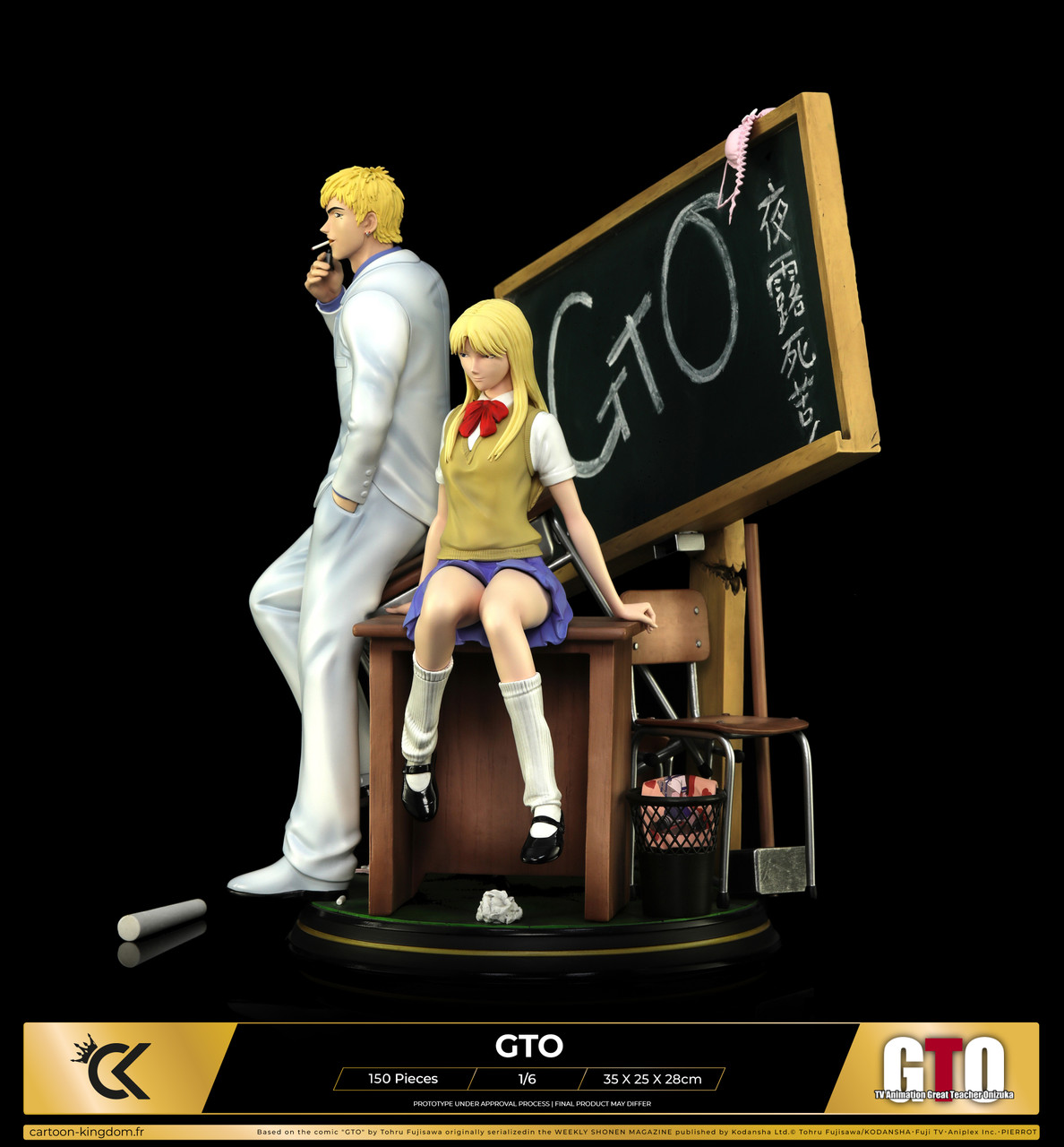 【Pre-sale】1/6 Scale GTO Eikichi Onizuka & Kanzaki Urumi-Other series-Cartoon Kingdom Studio