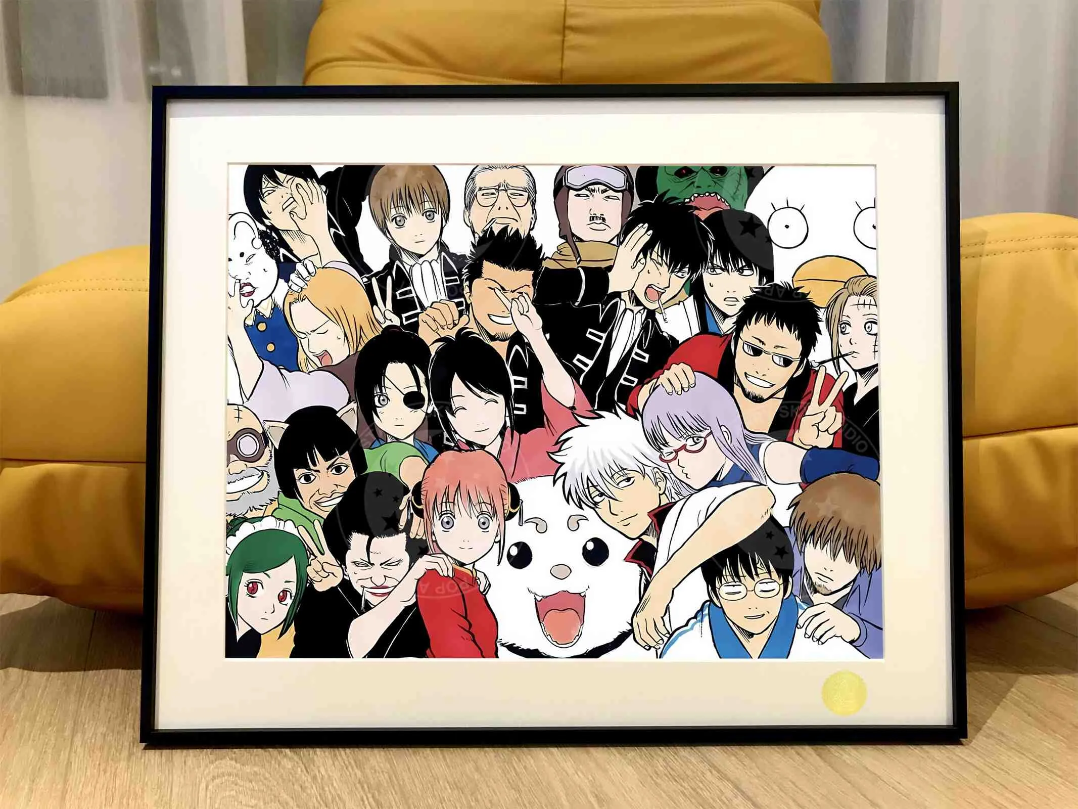 【Pre-sale】Decorative Painting of Yorozuya Family Portrait-GINTAMA-XingKong Studio