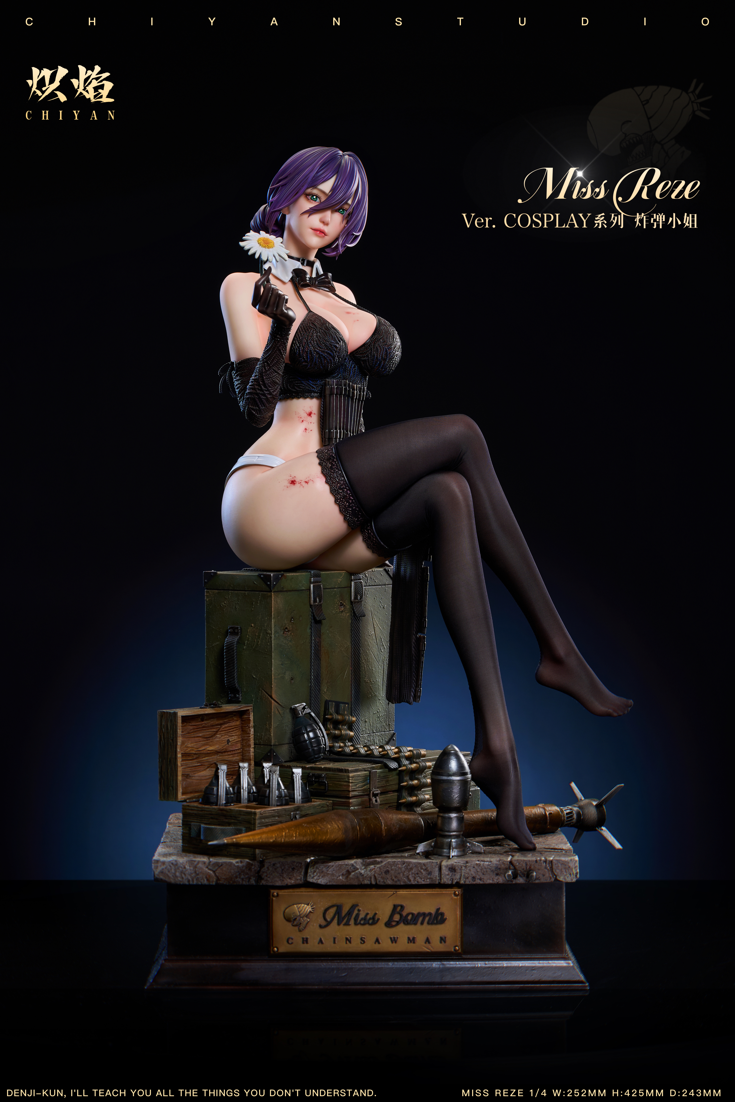 【Sold out】1/4 Scale Miss Bomb Reze-ChiYan Studio