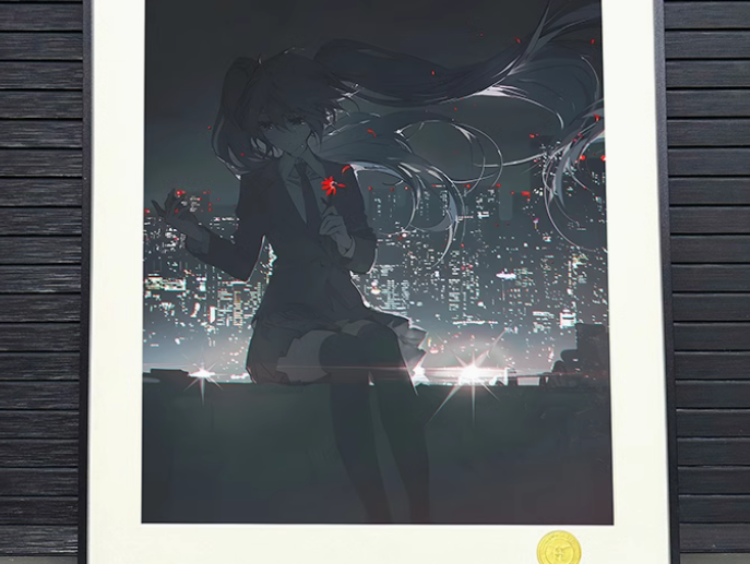 【Pre-sale】Decorative Painting of Big Scallion with Hatsune Miku-Vocaloid-H2 Studio