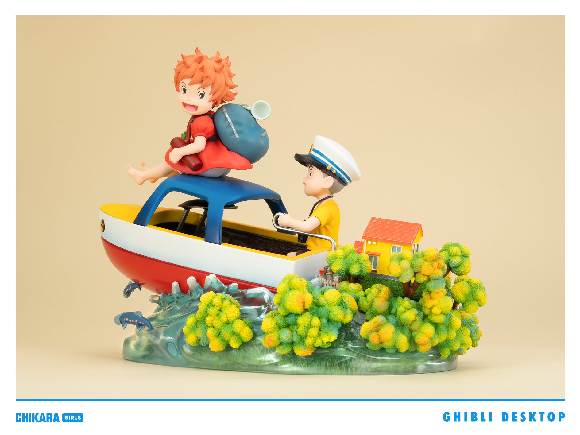 【Pre-sale】Ponyo and Sousuke-Ponyo on the Cliff-CHIKARA Studio
