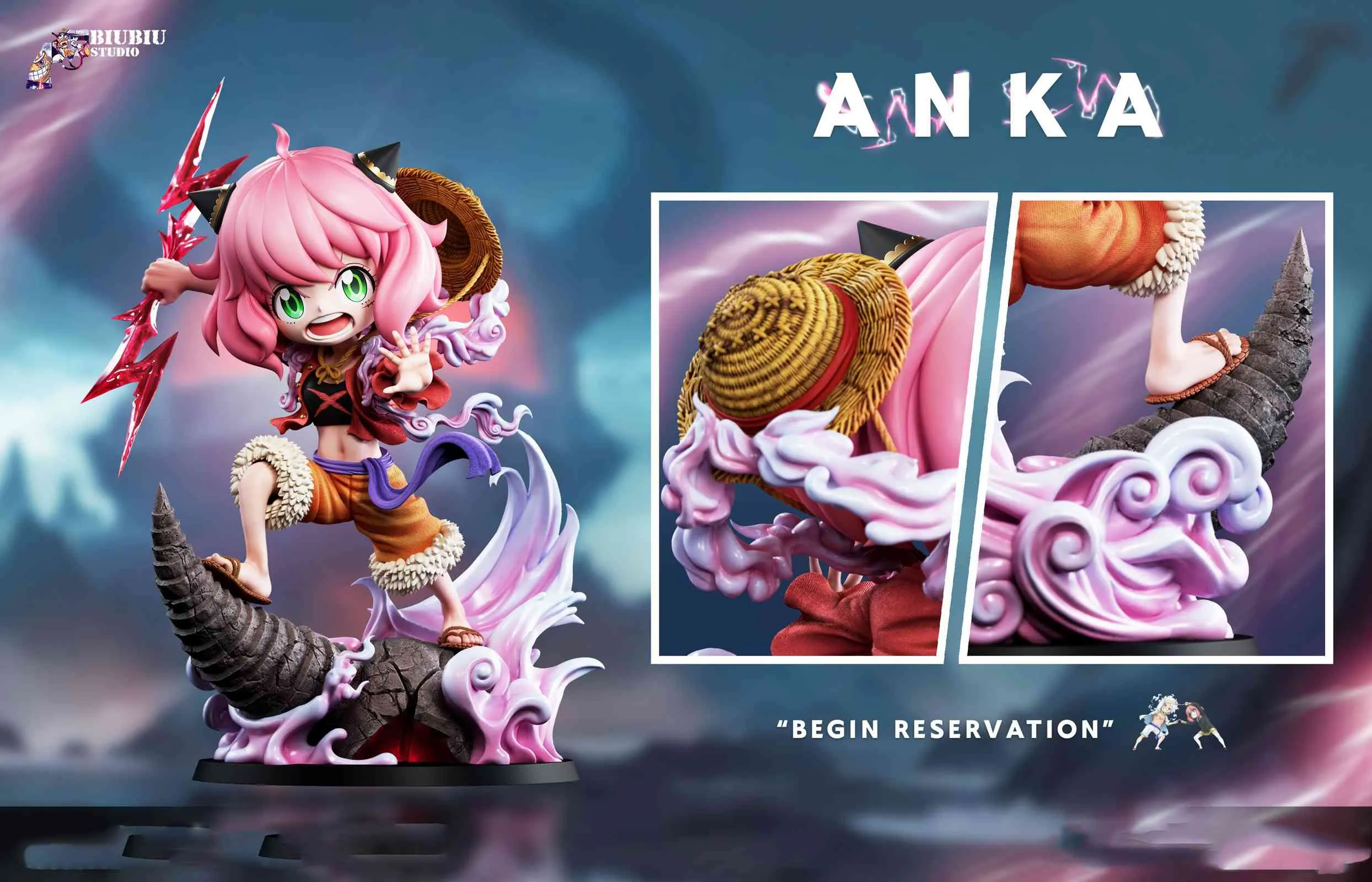 【Pre-sale】1/6 Scale Nika Monkey D. Luffy Cosplay Anya Forger-Biubiu Studio