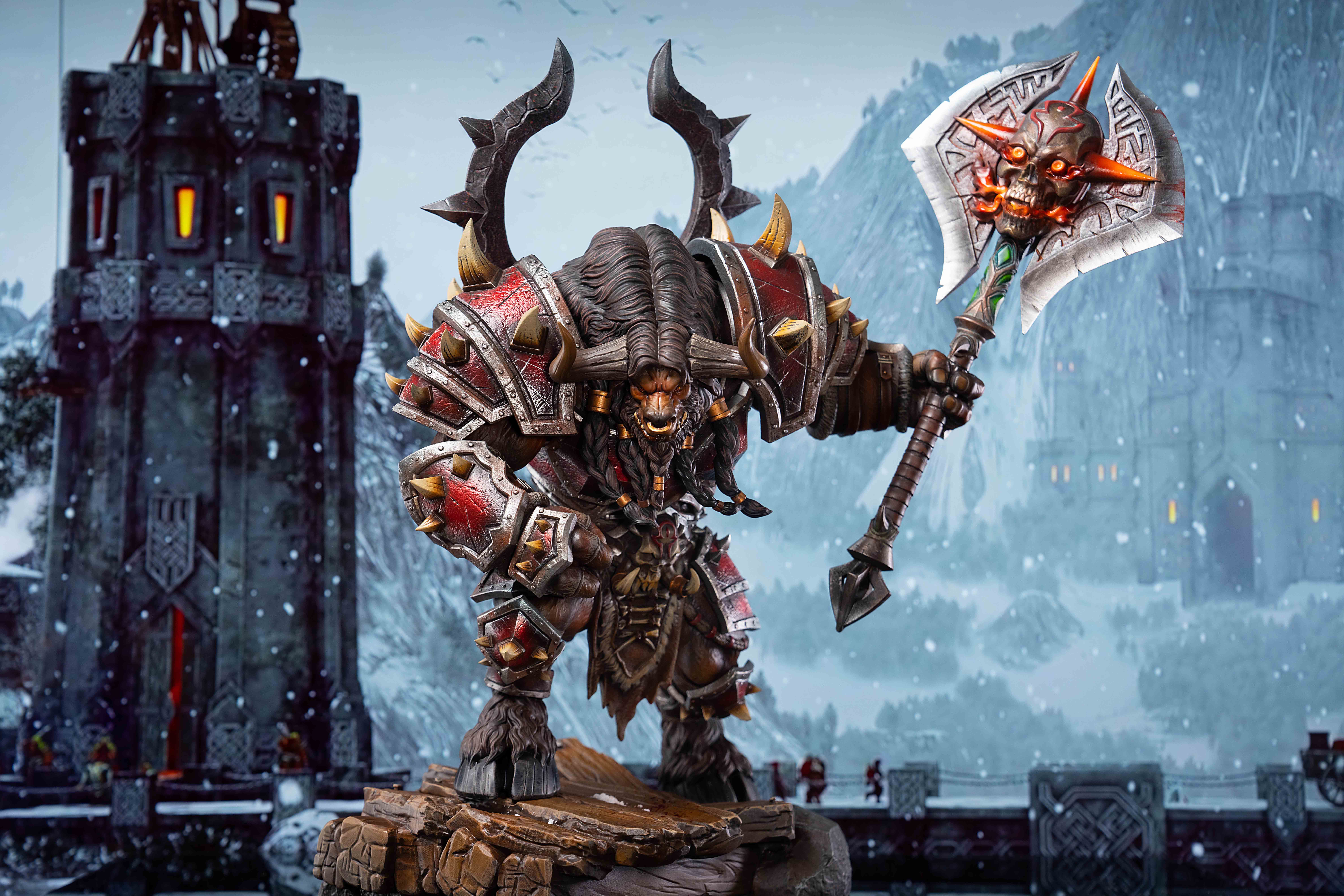 【Sold out】1/8 Scale 001 Human Marshal VS Tauren Commander-Other Series-ChaoLu Studio