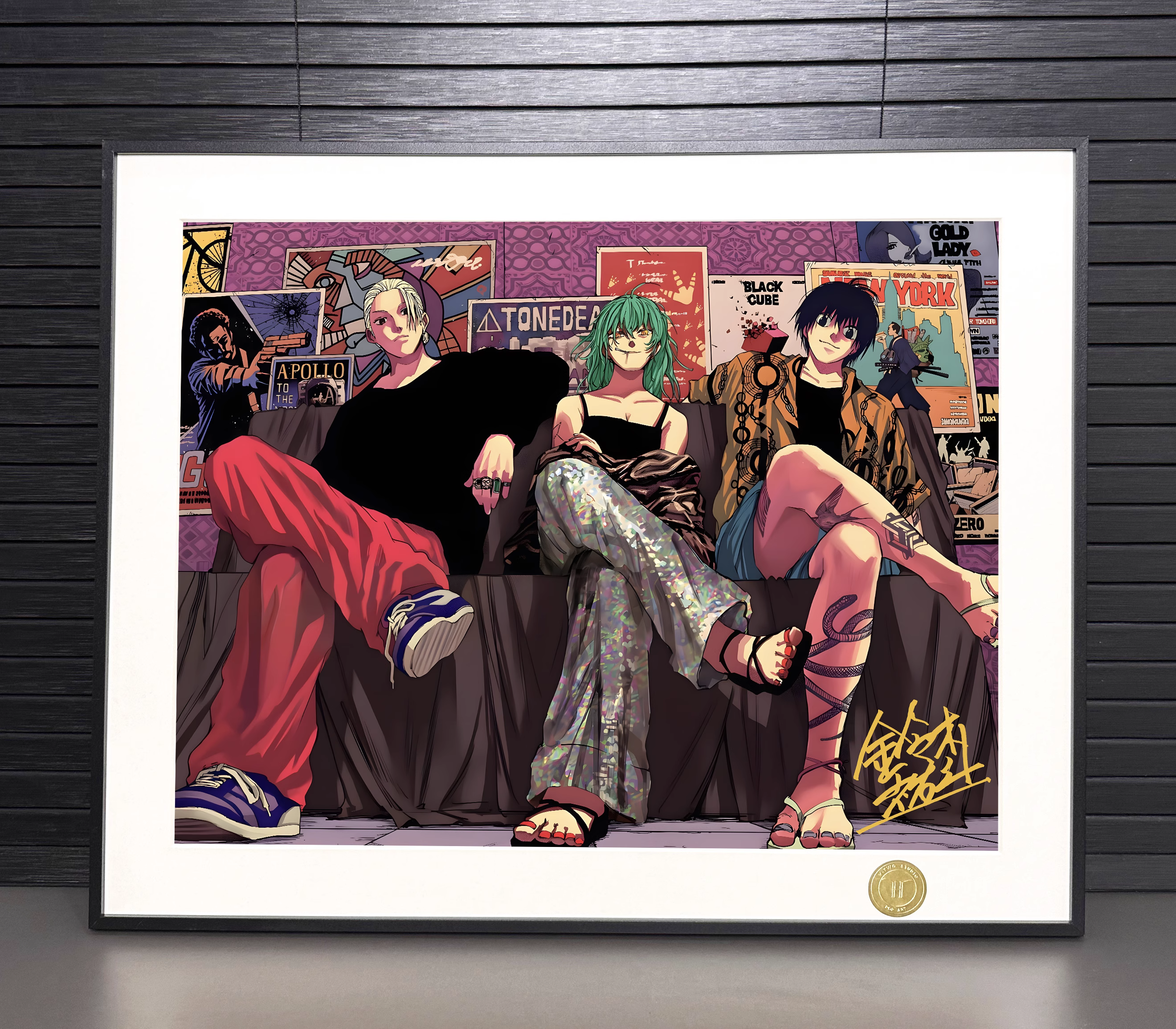 【Pre-sale】Decorative Painting of Three Group-SAKAMOTO DAYS-H2 Studio