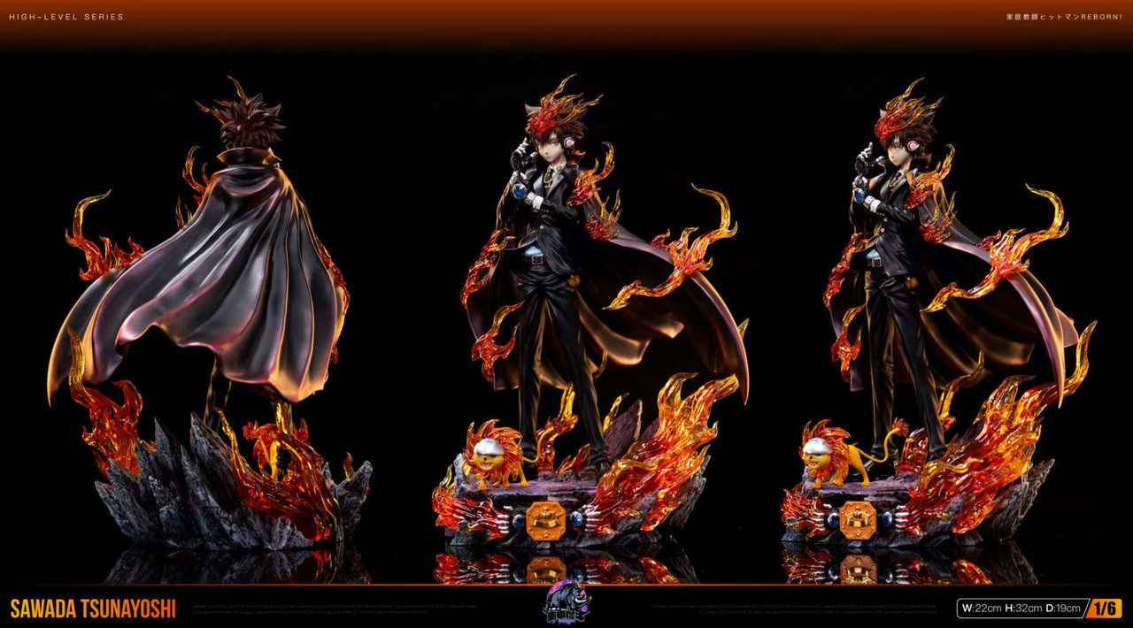 【Pre-sale】1/6 Scale Sawada Tsunayoshi with LED-HITMAN REBORN!-Rhinoceros Studio