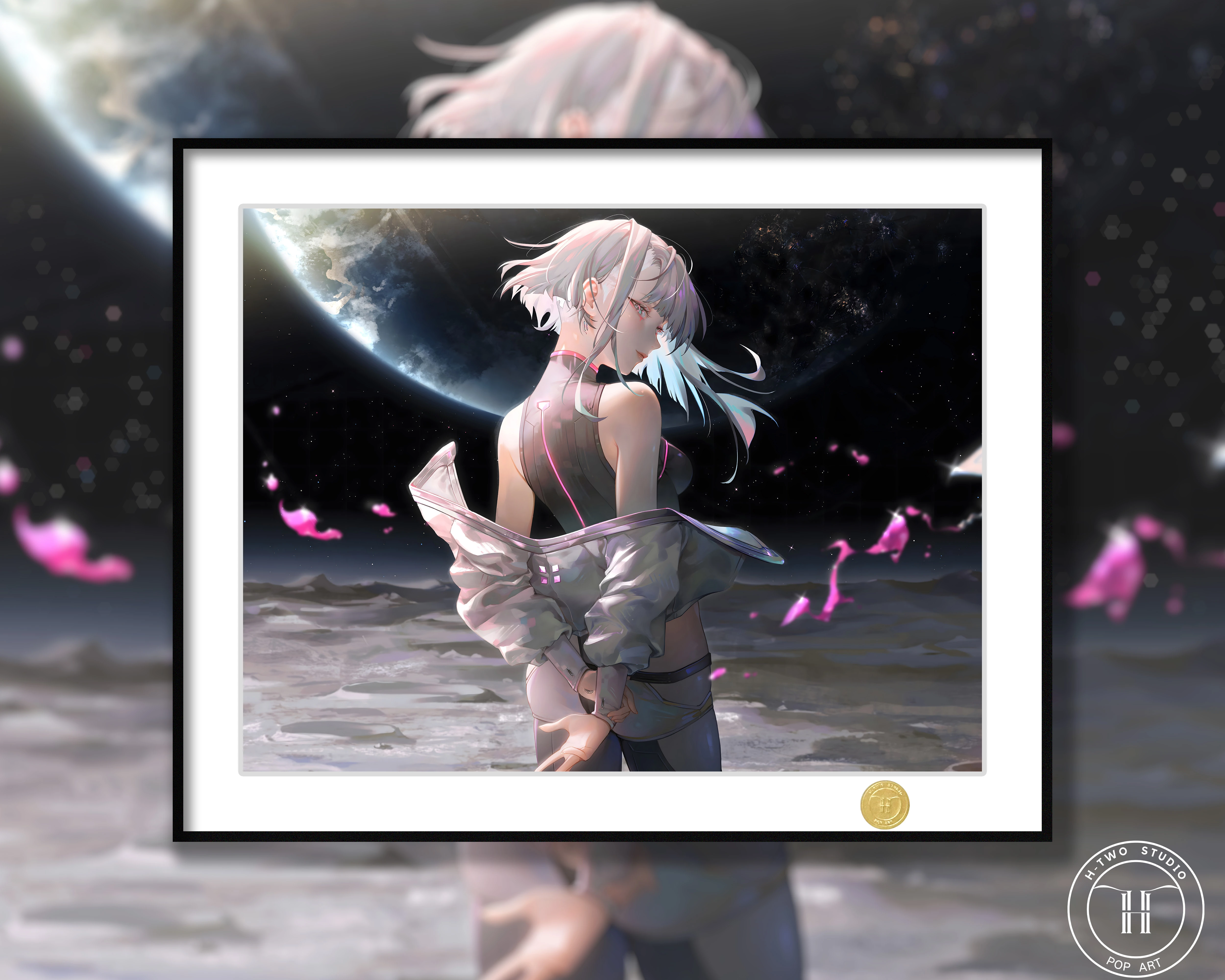 【Pre-sale】Decorative Painting of Moon Lucy-Cyberpunk-H2 Studio