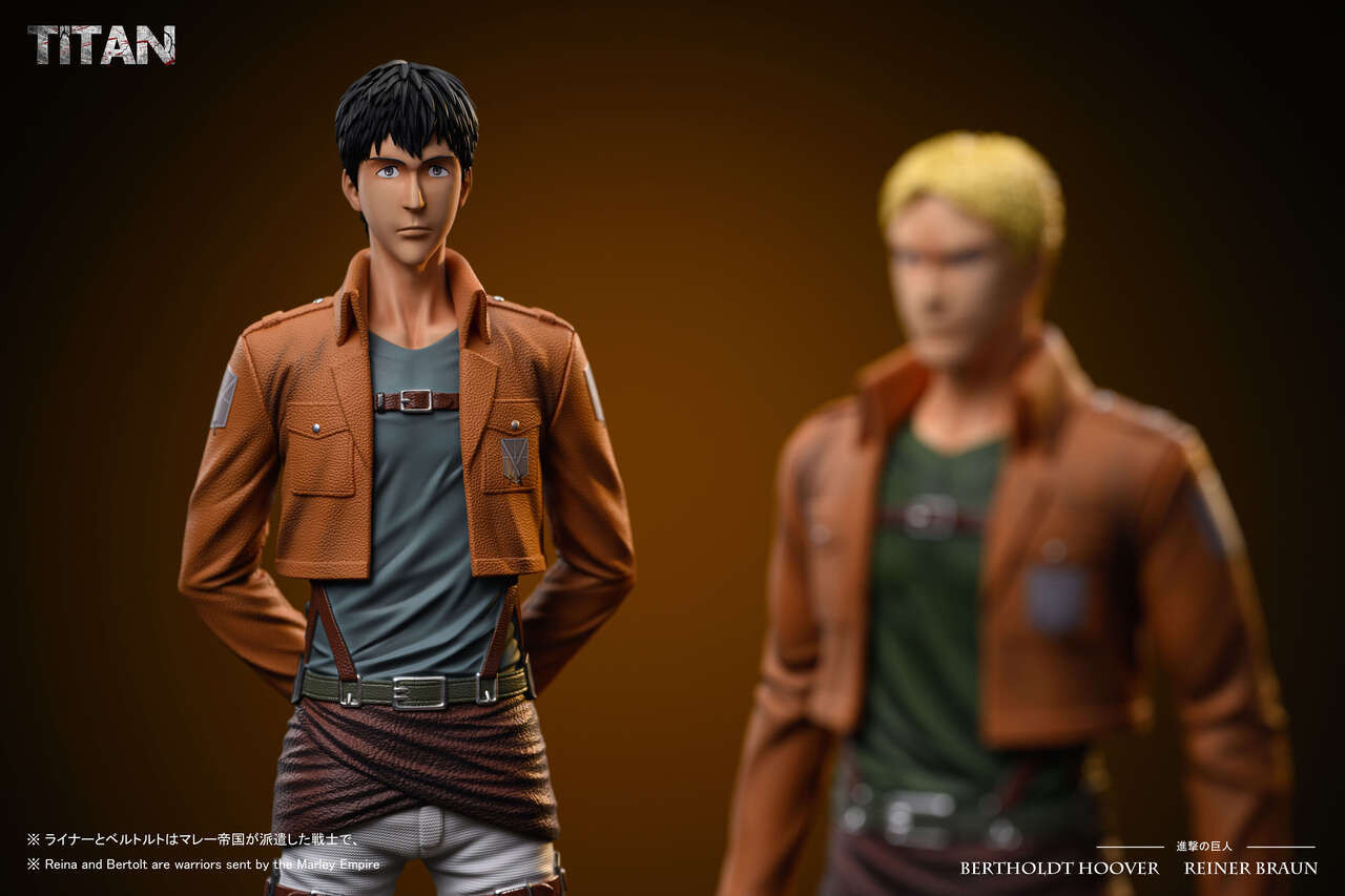 【Pre-sale】1/6 Scale Bertholdt Hoover and Reiner Braun-Attack on Titan-Titan studio