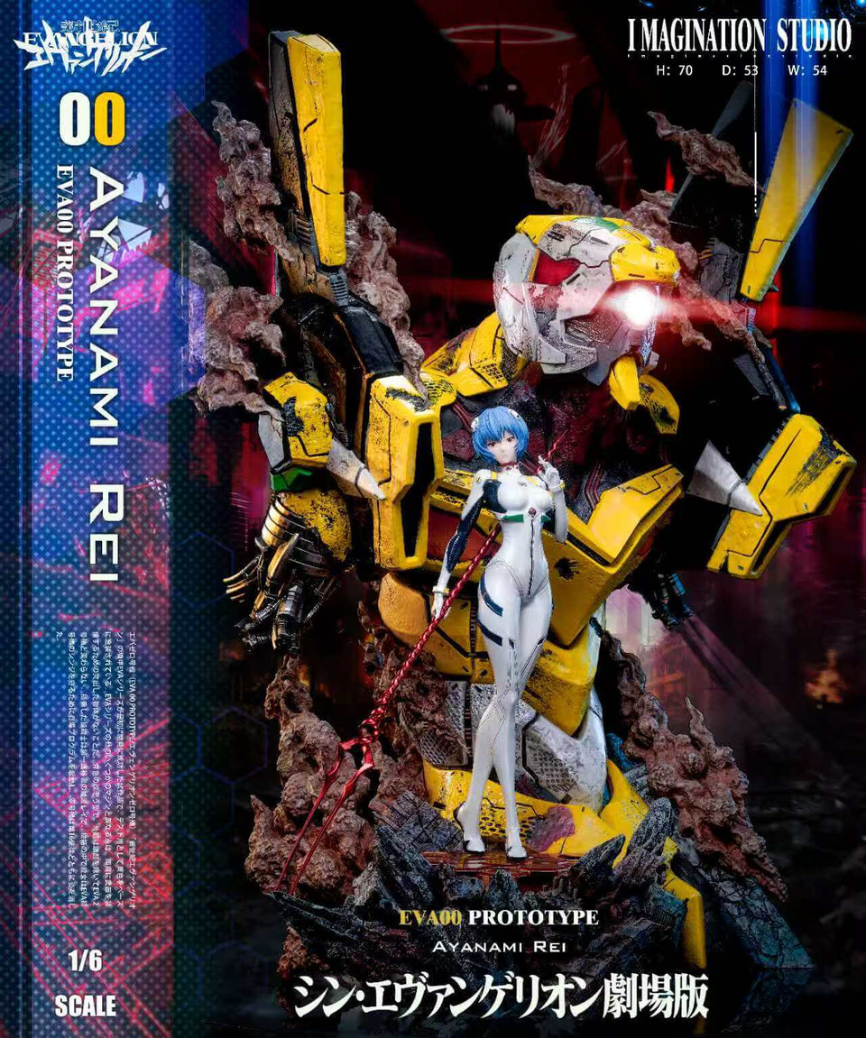 【Sold out】1/6 Scale Asuka and Ayanami Rei-(EVA) EVAngelion-Imagination Studio