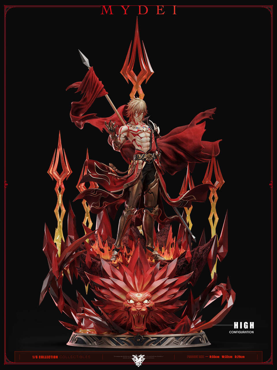 【Pre-sale Closed】1/6 Scale Mydei with LED-Honkai: Star Rail-OKR Studio