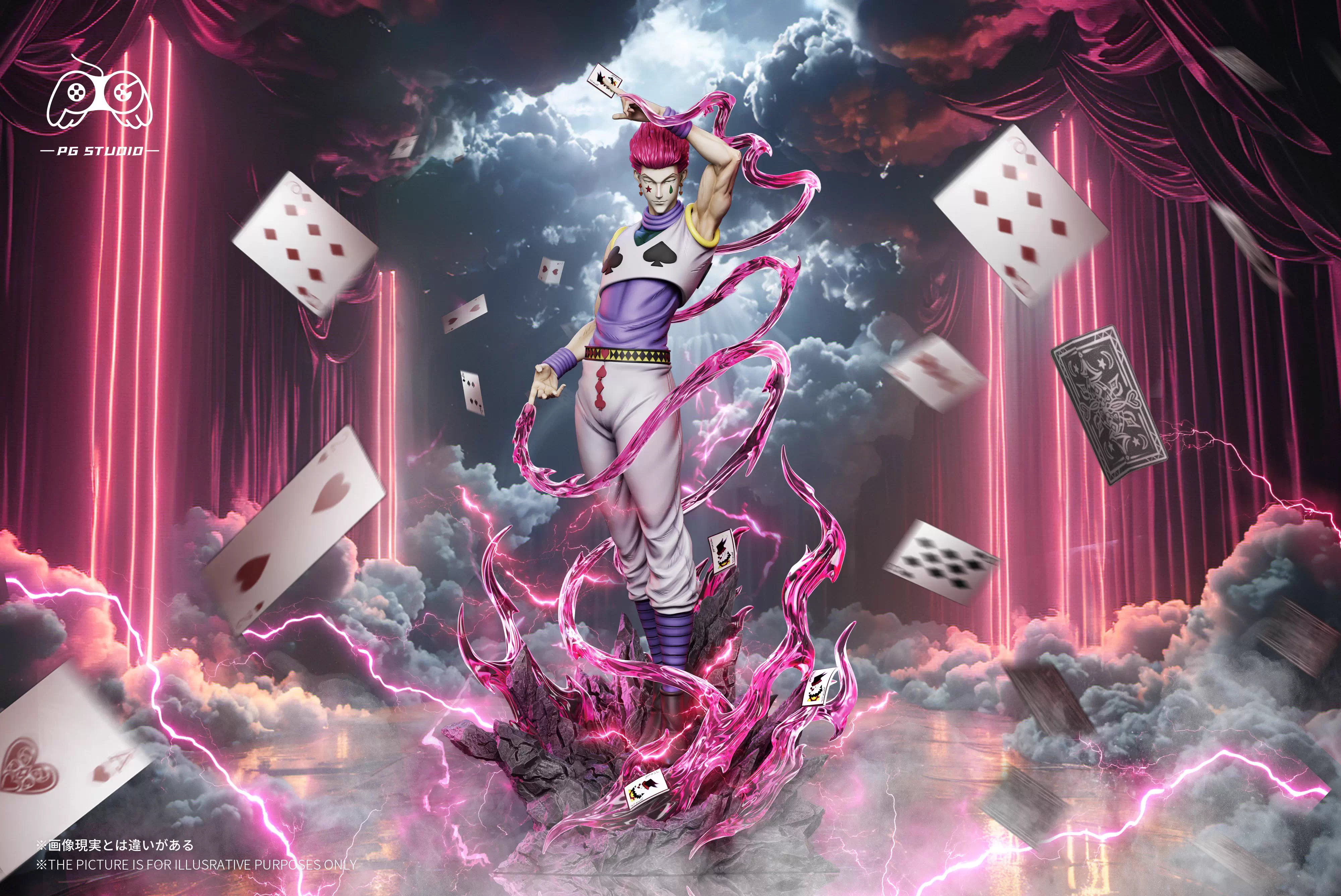 【Pre-sale】1/6 Scale Hisoka with LED-HUNTER×HUNTER-PG Studio