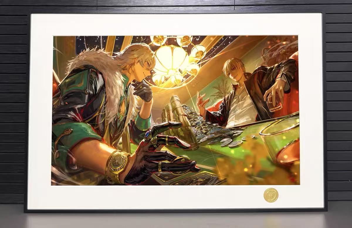 【Pre-sale】Gilgamesh & Aventurine Decorative Painting-Fate/Stay Night Honkai: Star Rail-H2 Studio