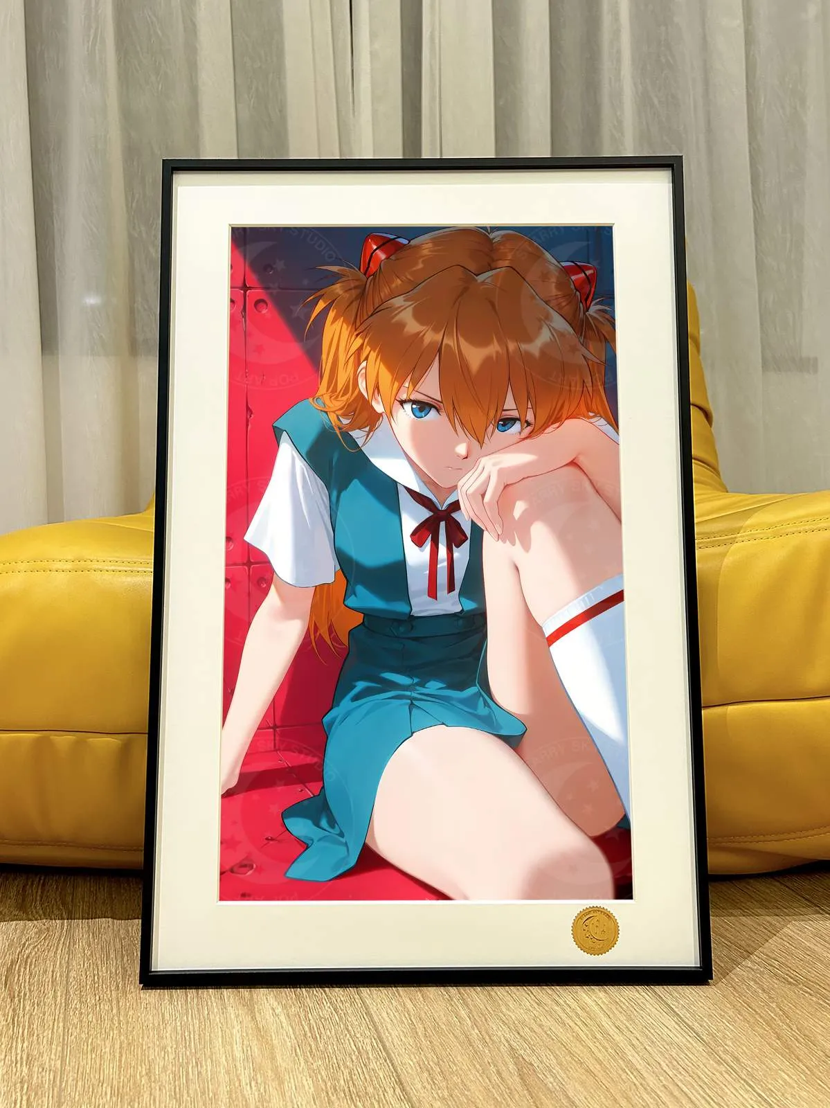 【Pre-sale】Decorative Painting of Gloomy Asuka Langley Soryu-(EVA) Neon Genesis EVAngelion-Xingkong Studio