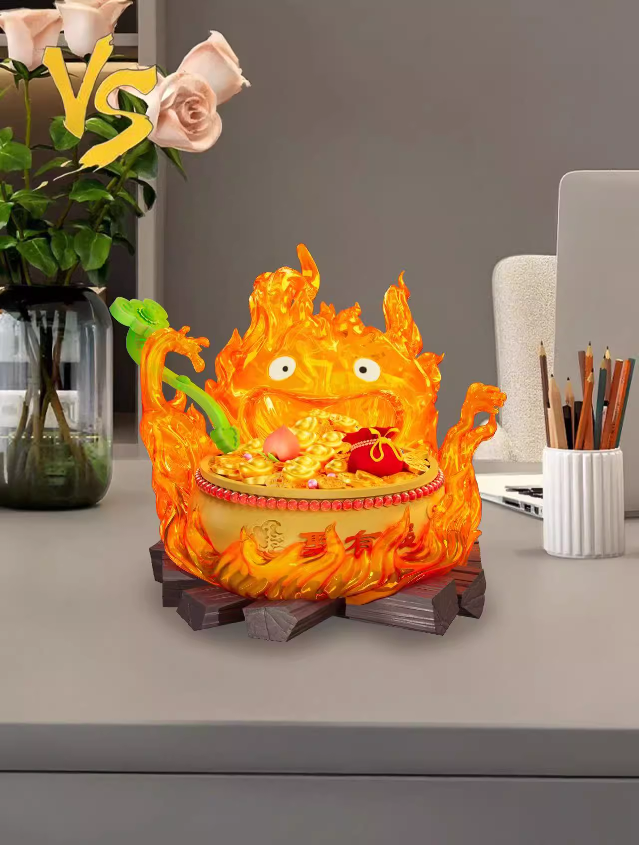 【Pre-sale】016 Wealth Attraction Calcifer-Howl's Moving Castle-VS Studio