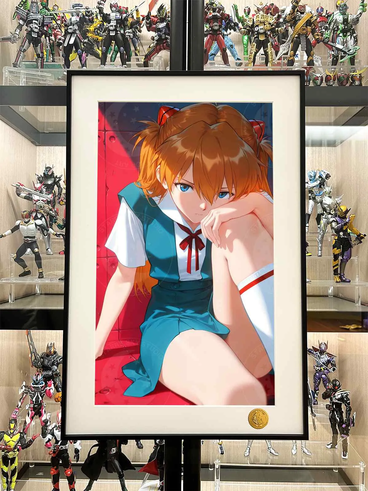 【Pre-sale】Decorative Painting of Gloomy Asuka Langley Soryu-(EVA) Neon Genesis EVAngelion-Xingkong Studio