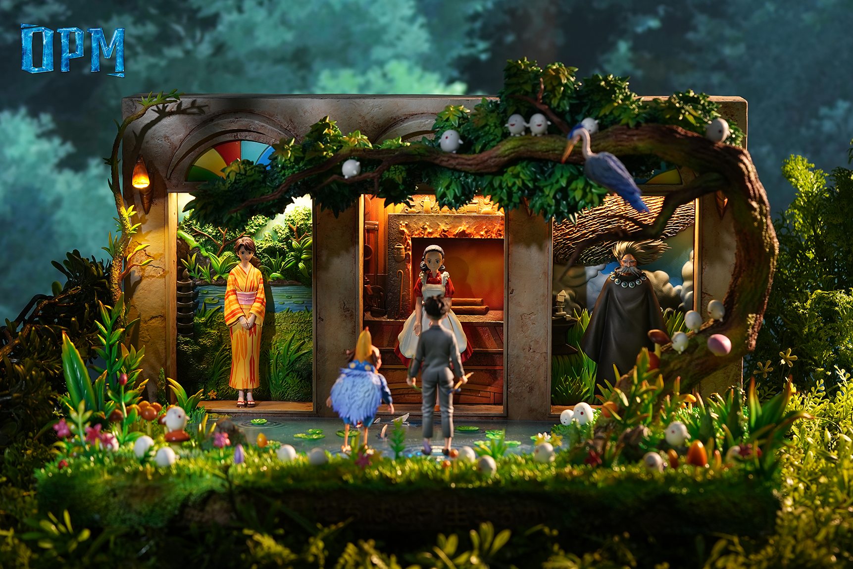 【Pre-sale】008 The Boy and the Heron with LED-The Boy and the Heron-OPM Studio