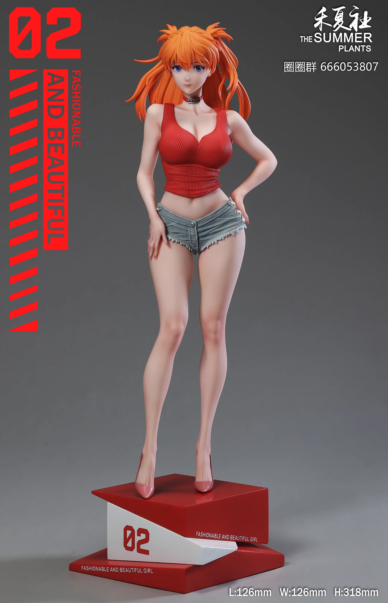 【Pre-sale】1/6 Scale Asuka-(EVA) EVAngelion-The Summer Plants Studio