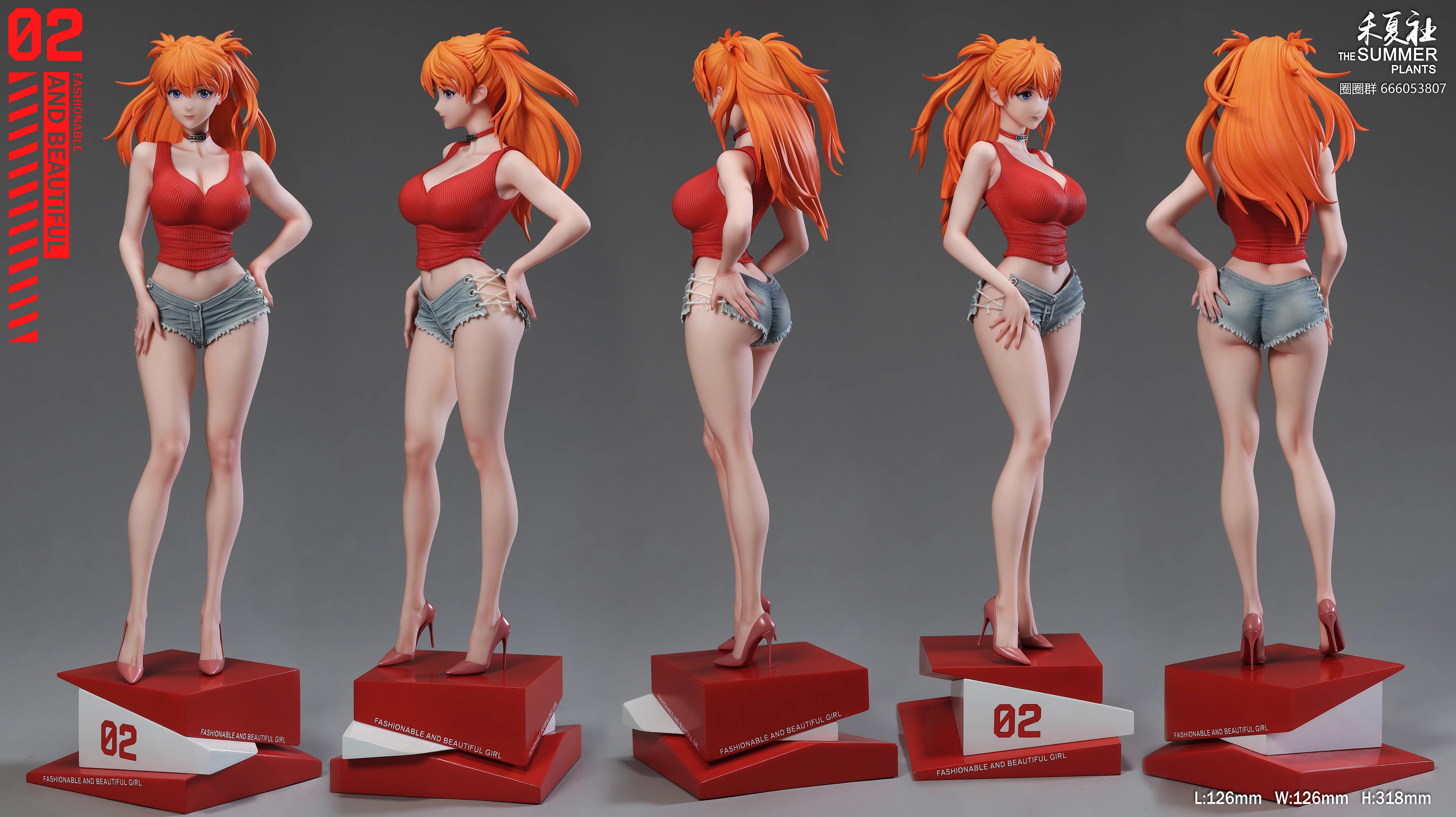 【Pre-sale】1/6 Scale Asuka-(EVA) EVAngelion-The Summer Plants Studio