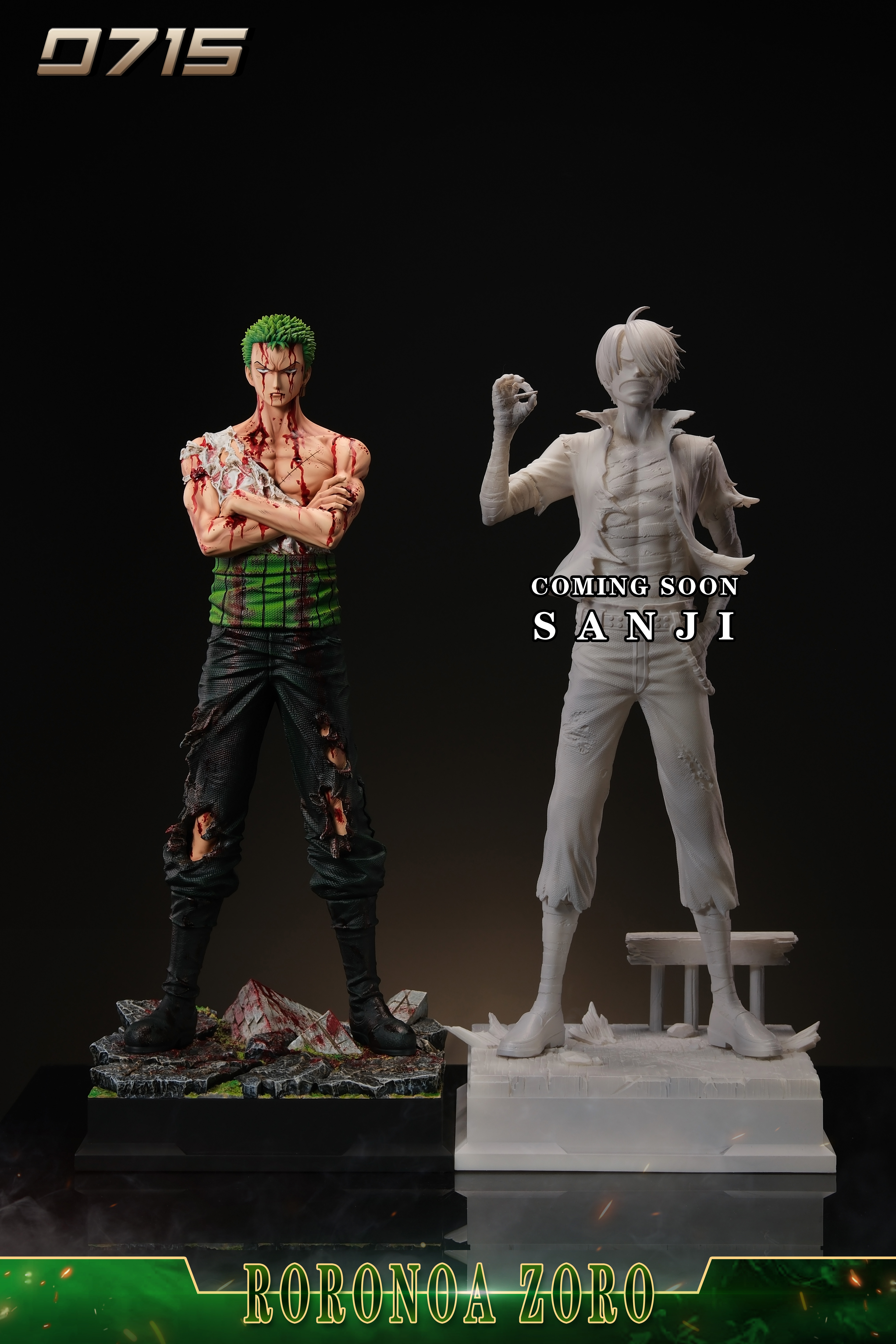 【Sold out】1/4 and 1/6 Scale 001 Injured Roronoa Zoro-0715 Studio