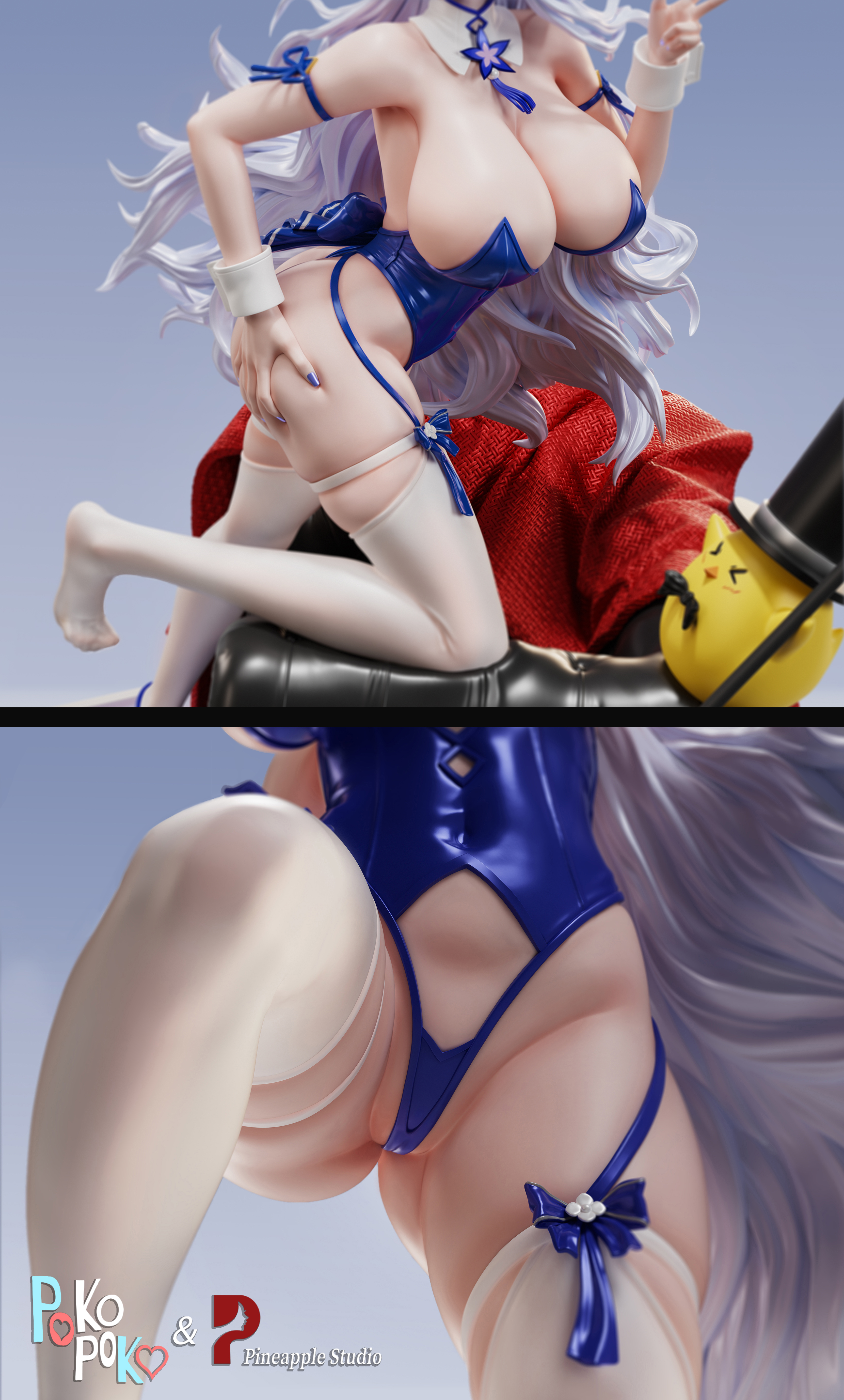 【Pre-sale】1/6 Scale Shinano and Musahi-Azure Lane-Pineapple Studio X POKO POKO
