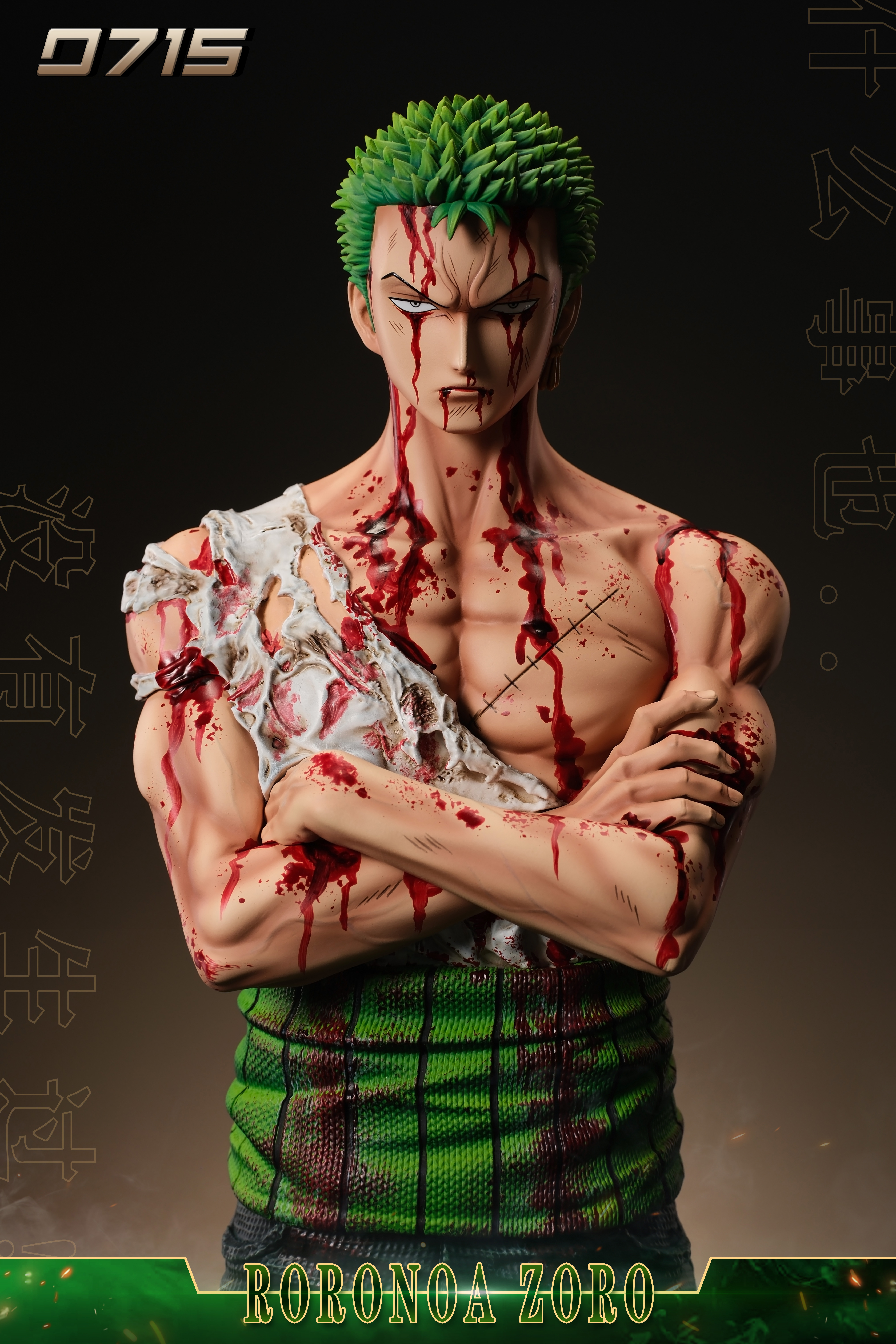 【Sold out】1/4 and 1/6 Scale 001 Injured Roronoa Zoro-0715 Studio