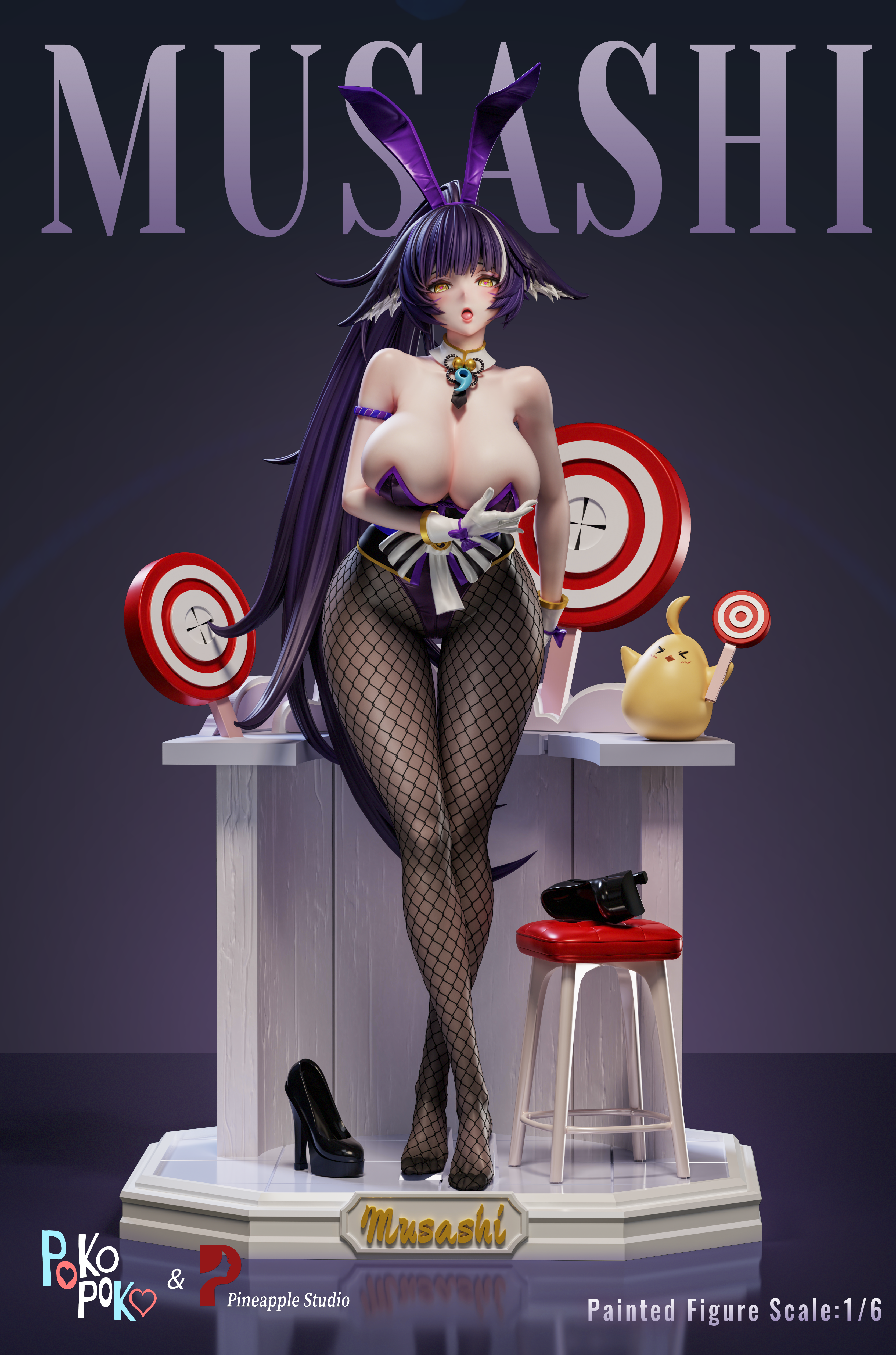 【Pre-sale】1/6 Scale Shinano and Musahi-Azure Lane-Pineapple Studio X POKO POKO