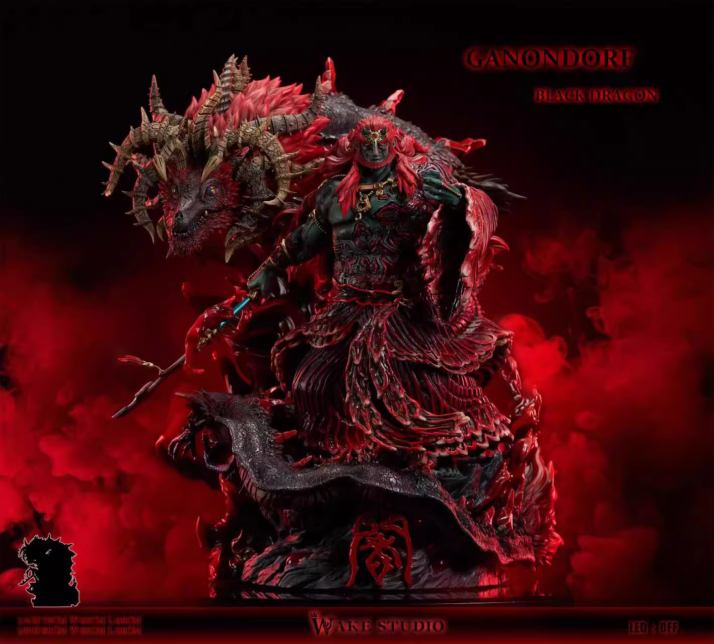 【Pre-sale】1/4 and 1/6 Scale Ganondorf with LED-The Legend of Zelda-Wake Studio