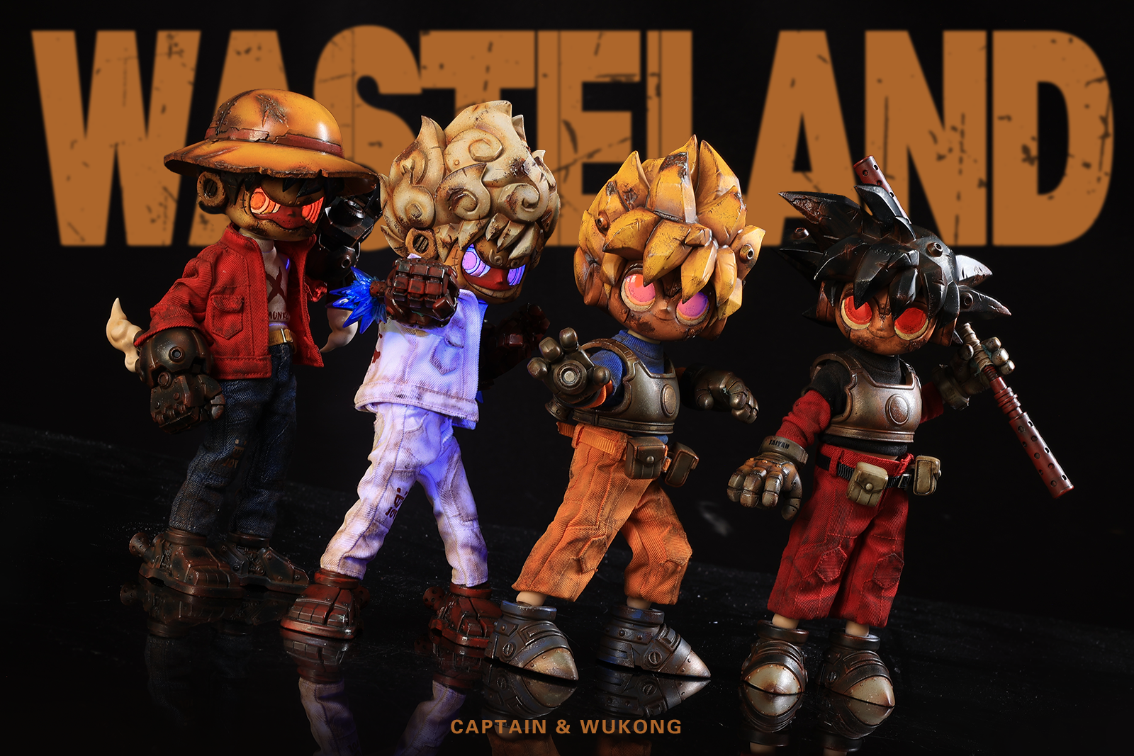 【Pre-sale】WasteLand-Wukong-Unit Zero, Super Mode Z and Captain-Steam Ignition, Nika Spark-Original Design-WeArtDoing Studio