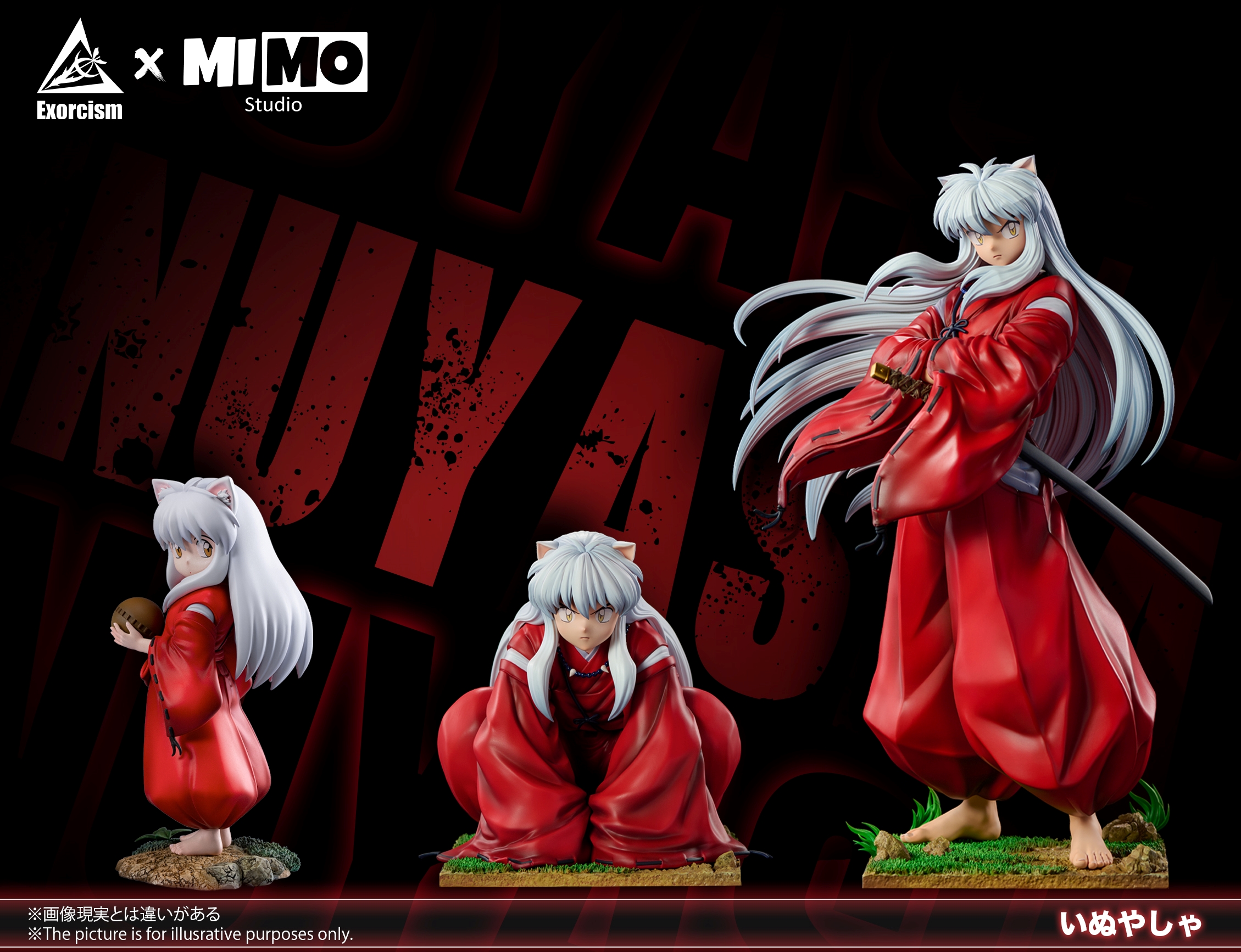 【Sold out】1/6 Scale Inuyasha-Inuyasha-Exorcism Studio X Mimo Studio